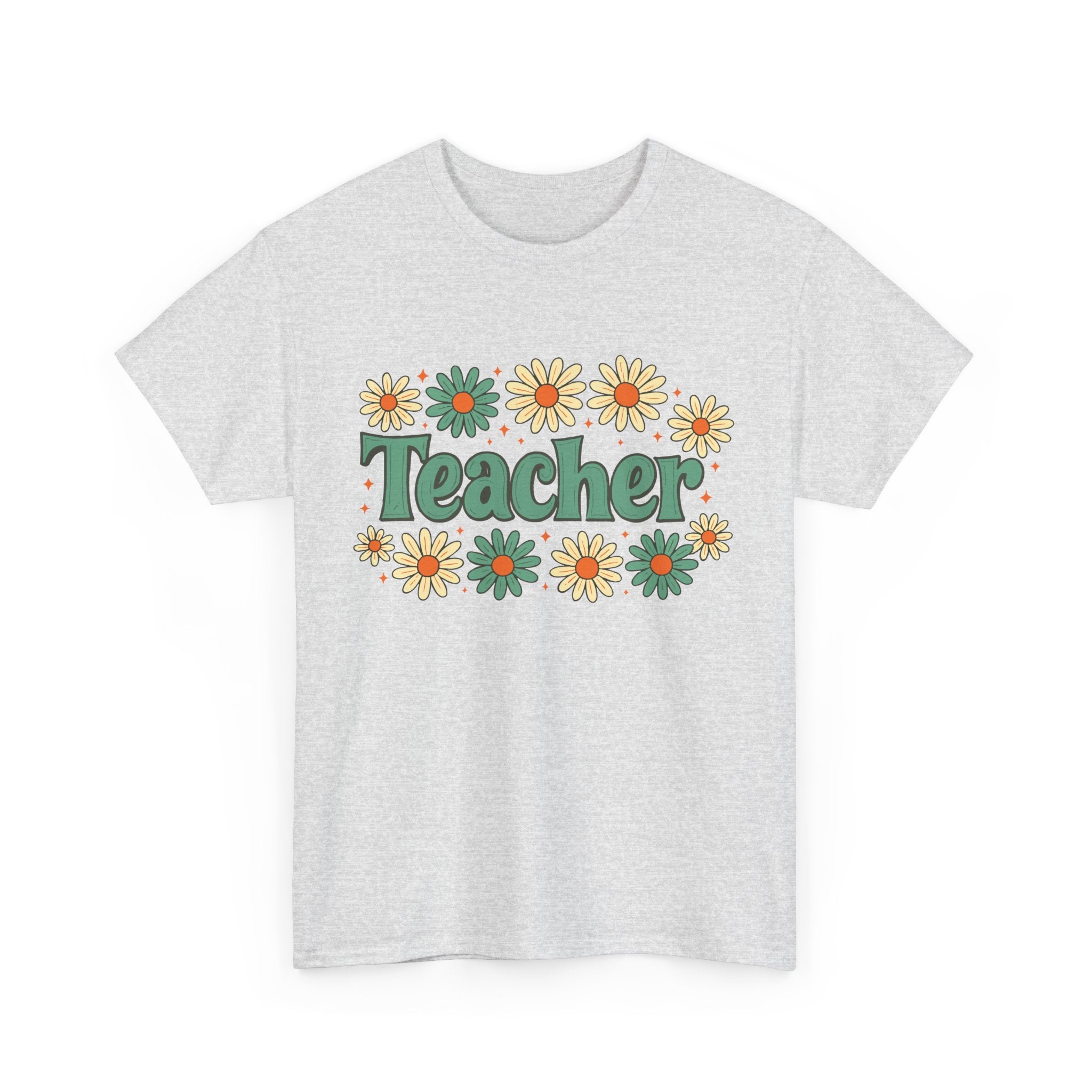 Floral Teacher Tee - Perfect Gift for Educators
