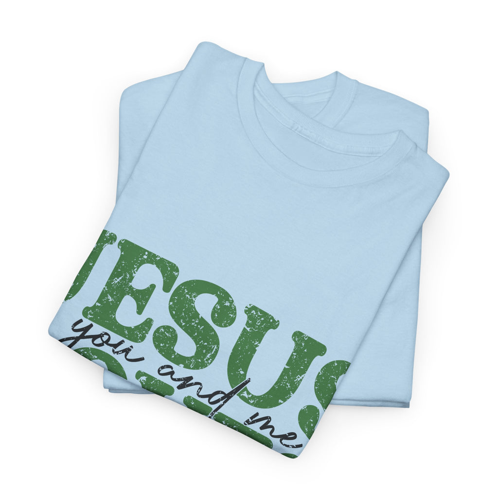 Jesus Loves Vintage Tee — Green Retro Christian Unisex Cotton T-Shirt