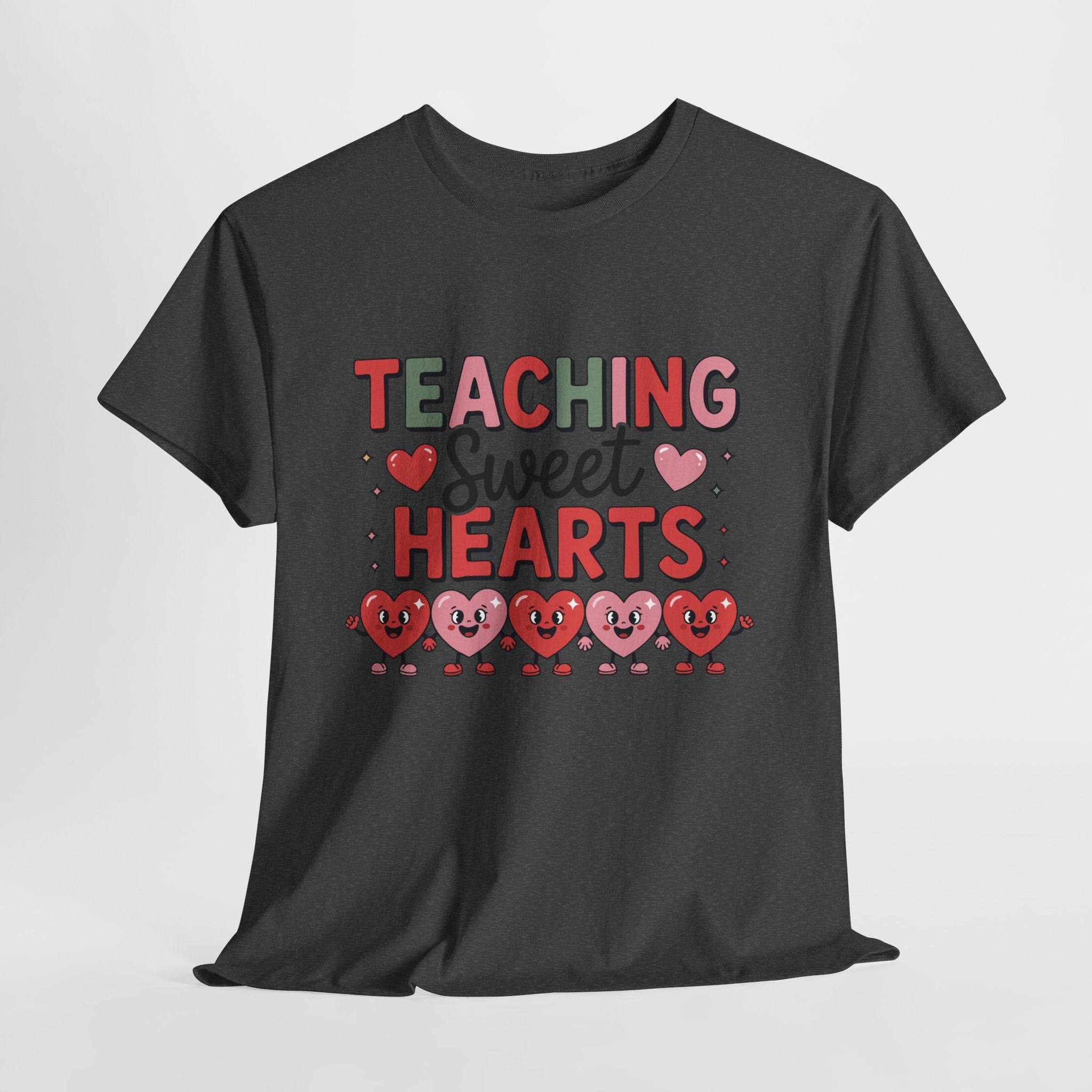 Teaching Sweet Hearts Valentine Teacher Unisex Cotton T-Shirt