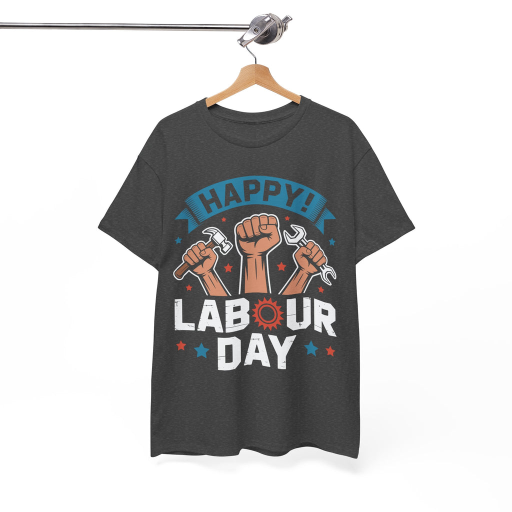 Happy US Labour Day Unisex Heavy Cotton T-Shirt