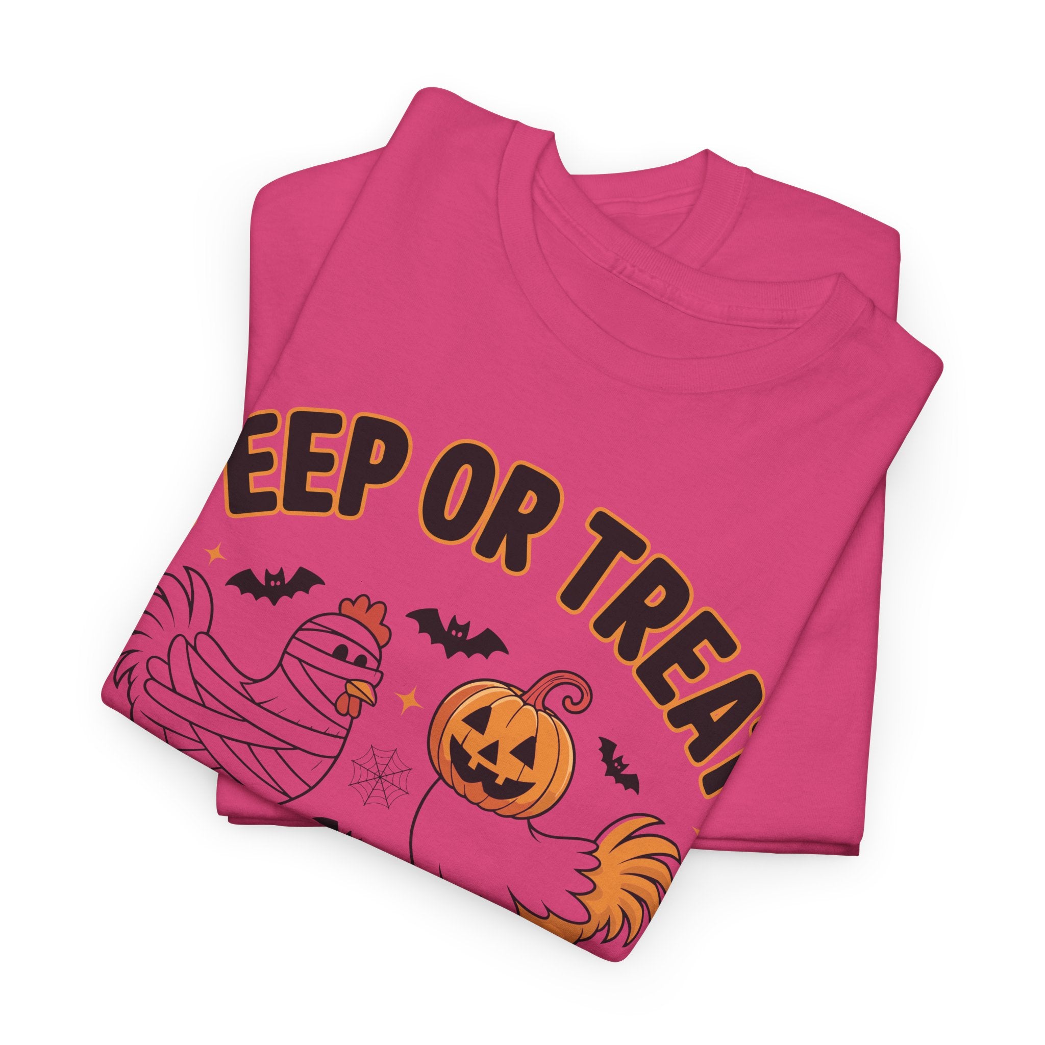 Peep or Treat Halloween Unisex Cotton Tee