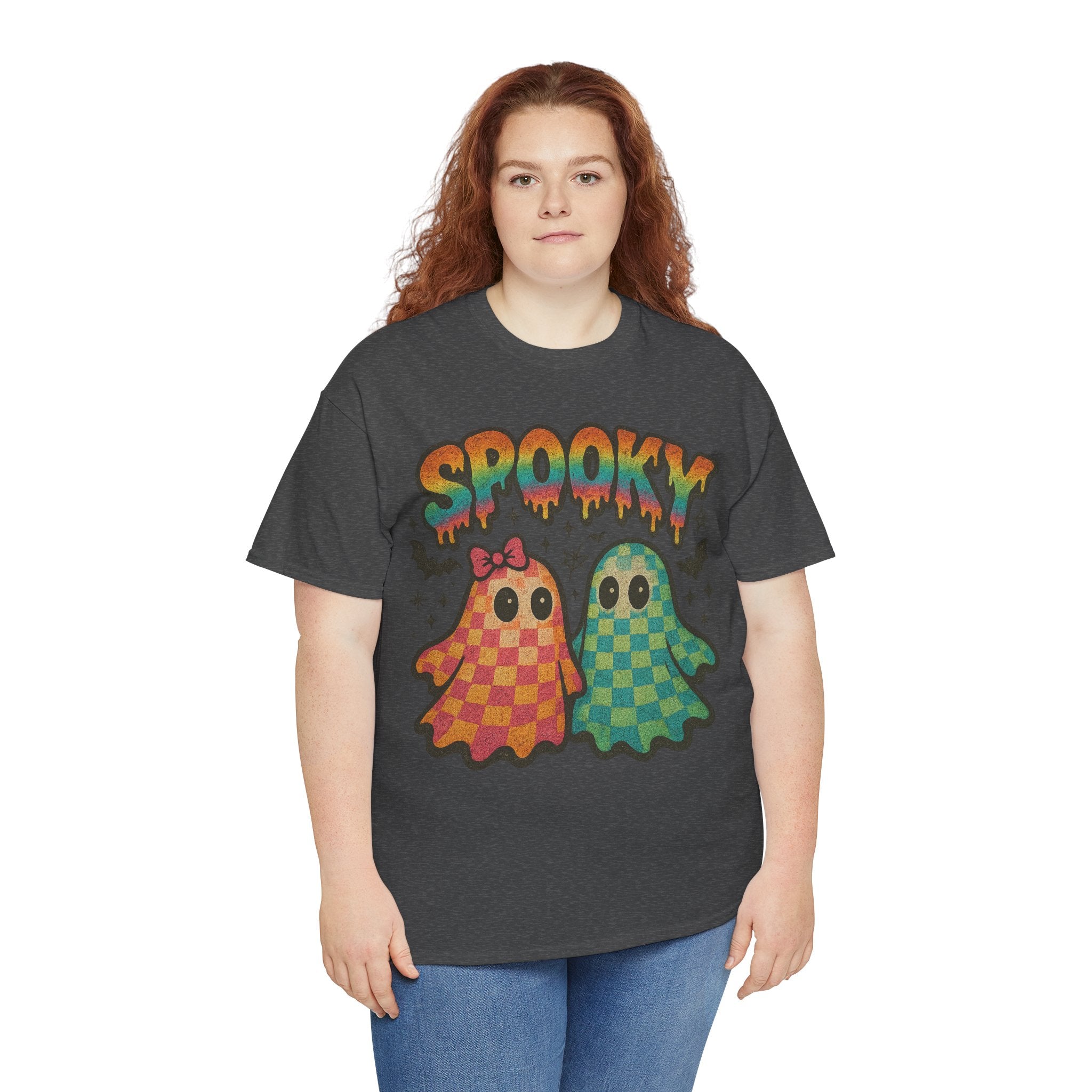 Spooky Pastel Ghosts Unisex Cotton Tee