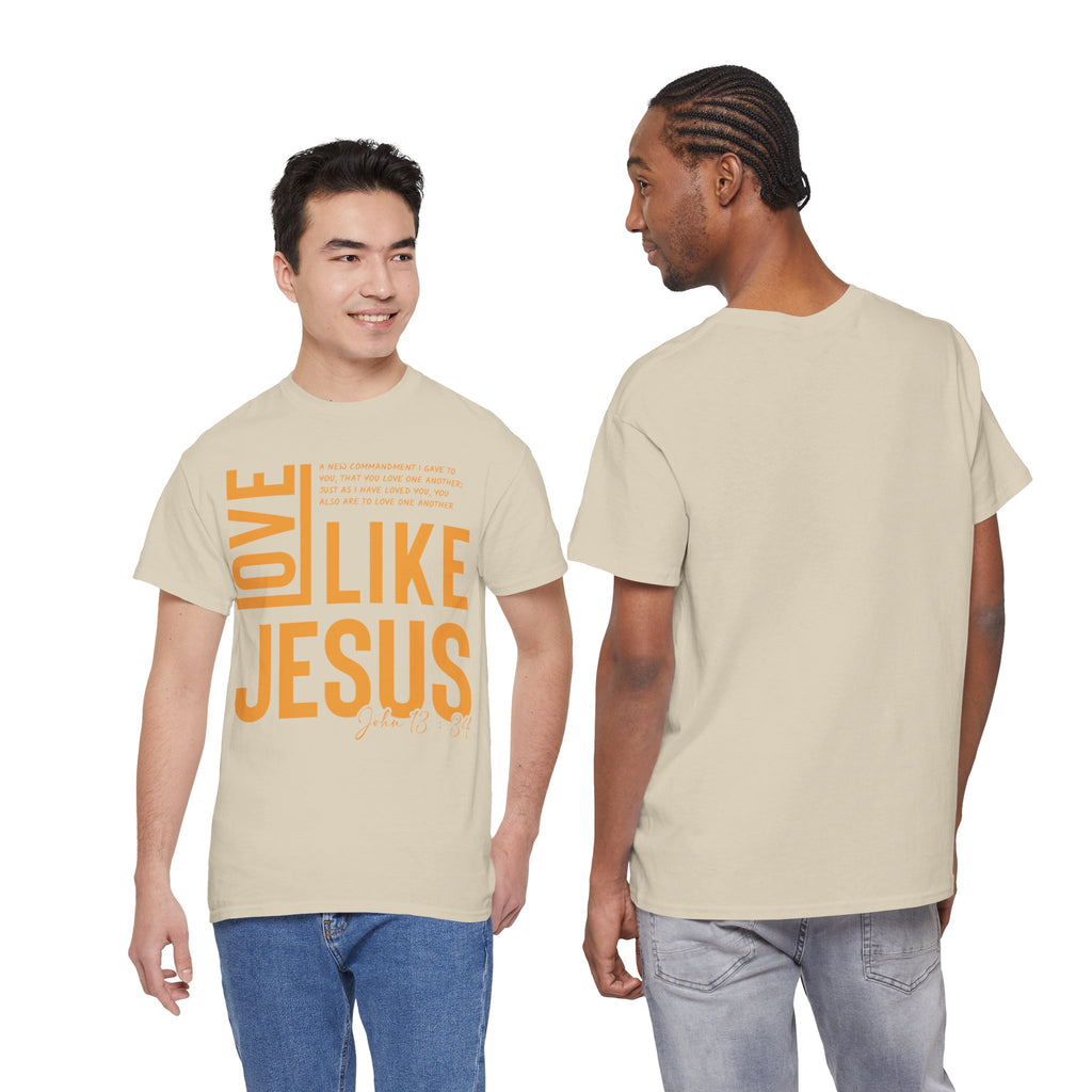 Love Like Jesus T-Shirt — John 13:34 Christian Unisex Cotton Tee