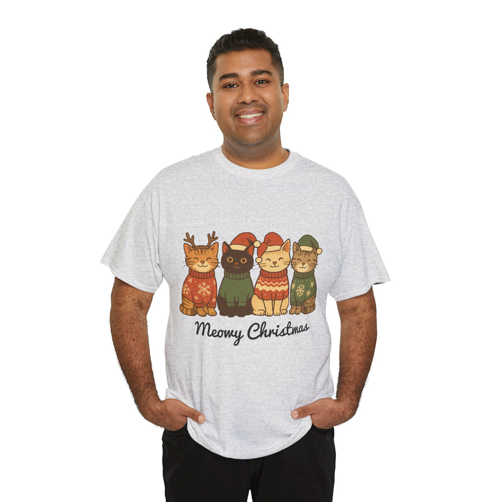 Christmas Cats Unisex Cotton Tee