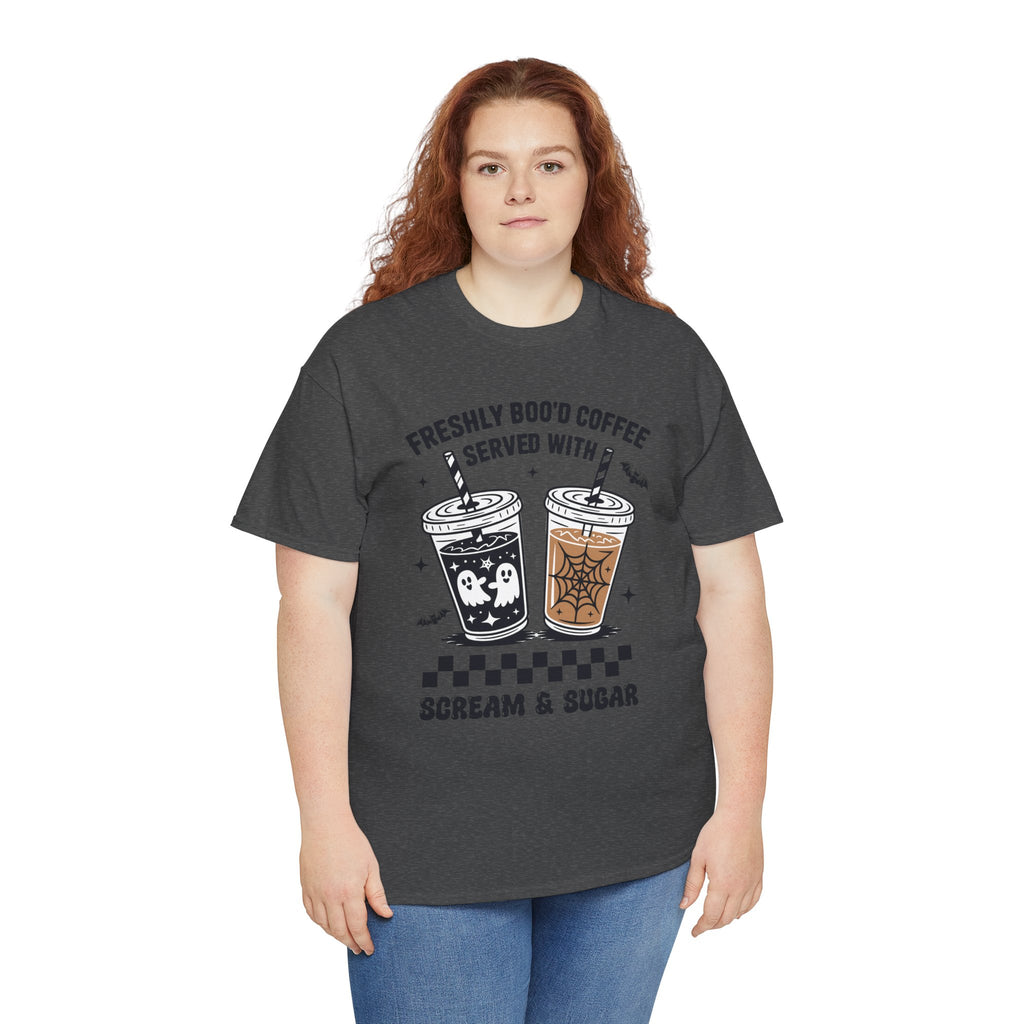 Halloween Iced Coffee Unisex Cotton Tee