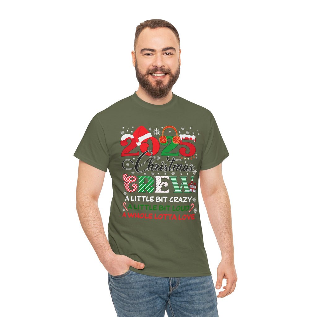 Christmas Crew 2025 Unisex Cotton Tee