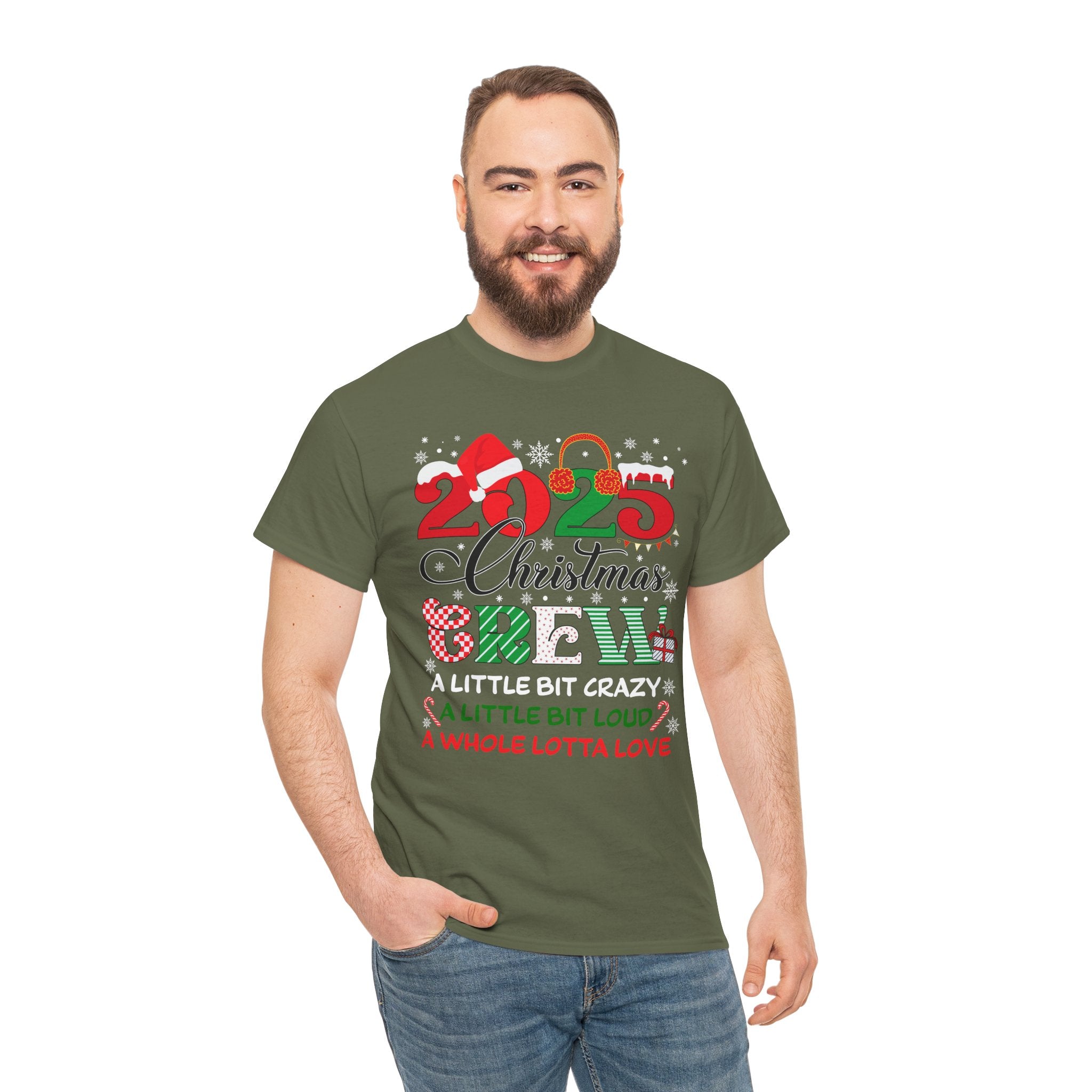 Christmas Crew 2025 Unisex Cotton Tee