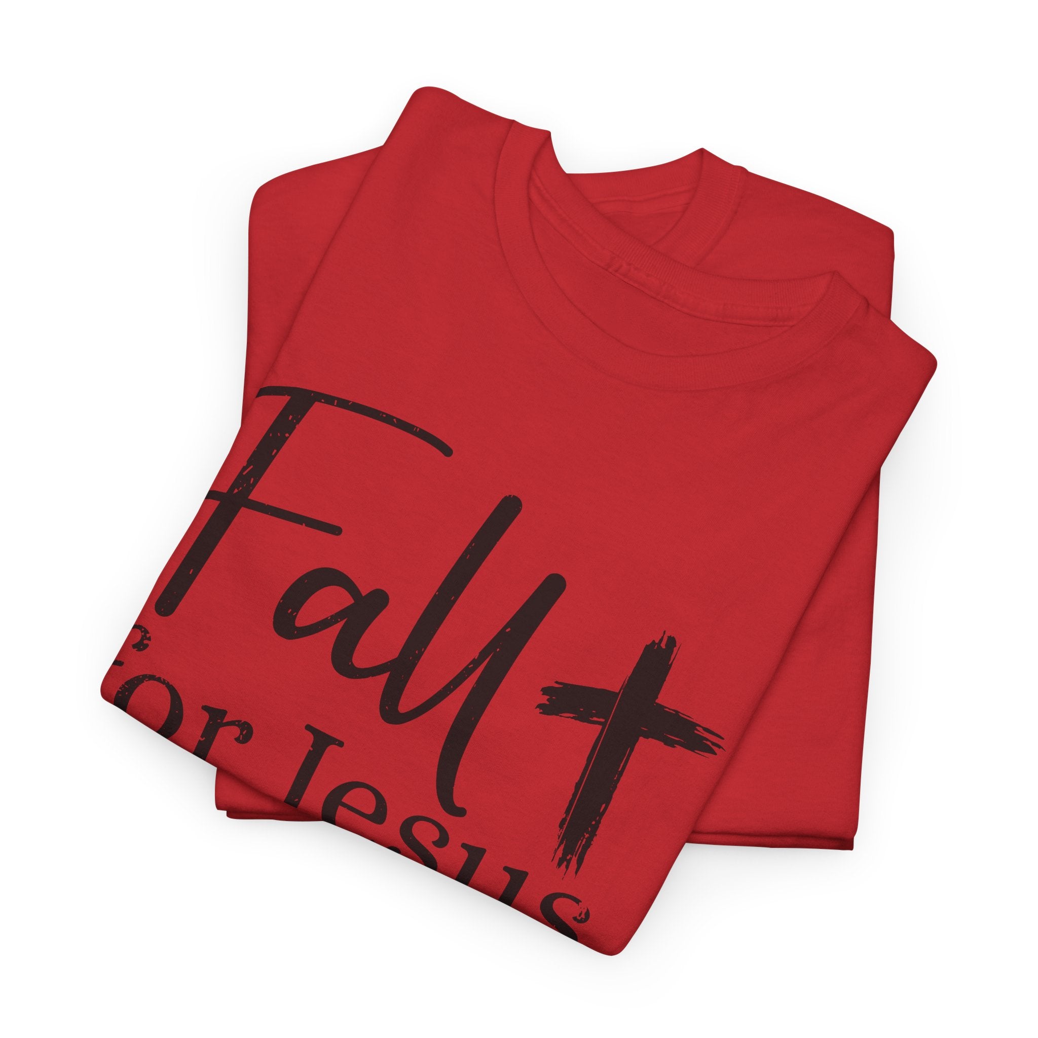 Fall for Jesus Pumpkin Church Unisex Cotton T-Shirt