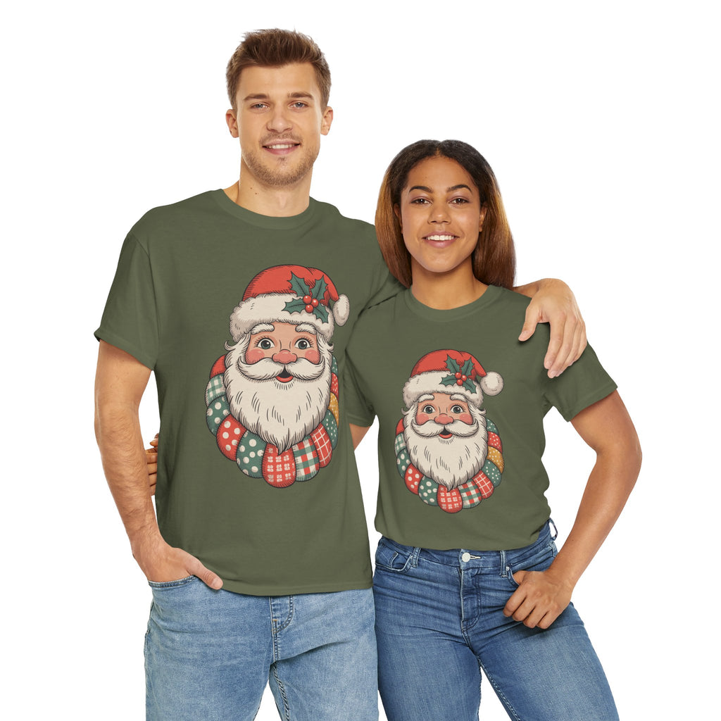 Vintage Santa Unisex Cotton Tee