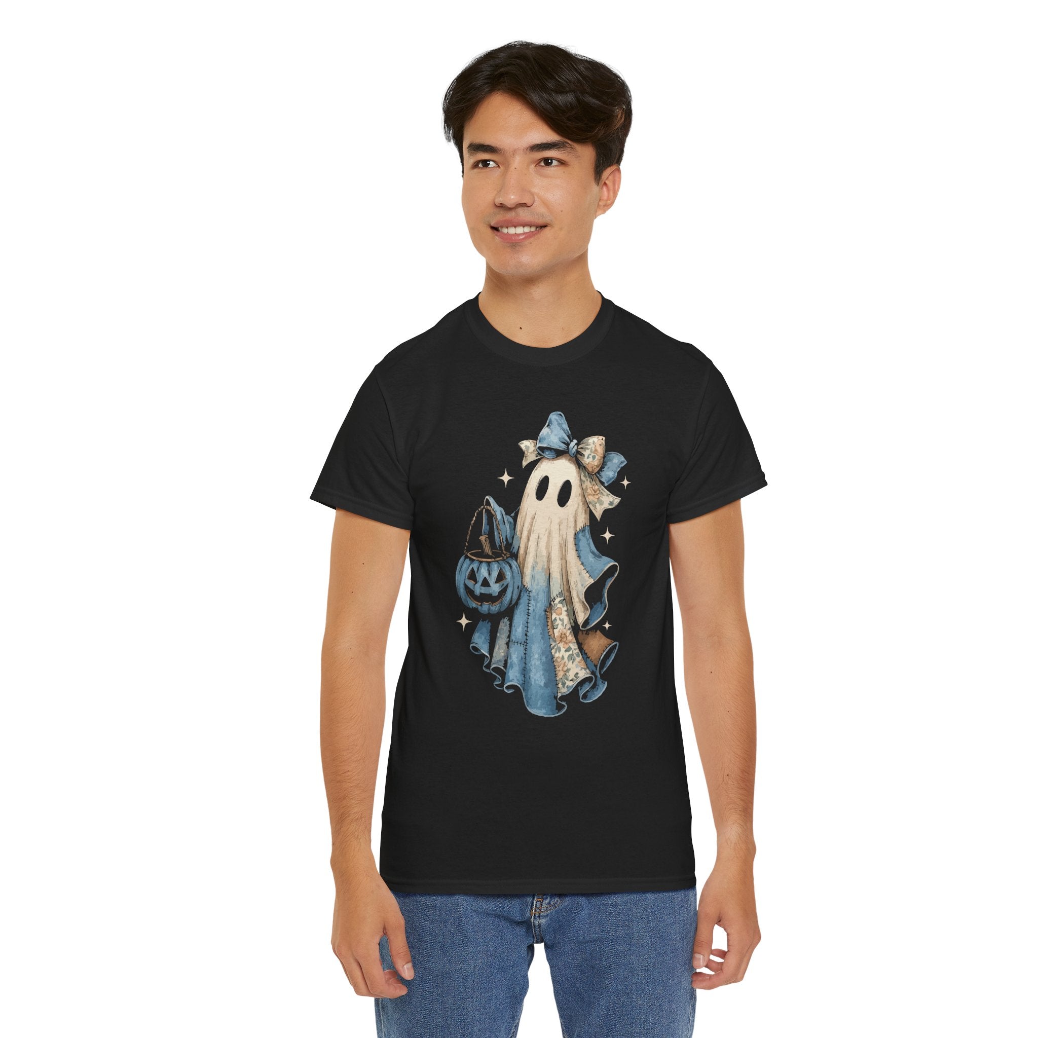 Ghost Halloween Unisex Cotton Tee