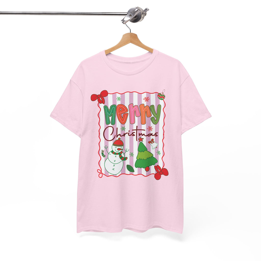 Christmas Snowman Unisex Cotton Tee