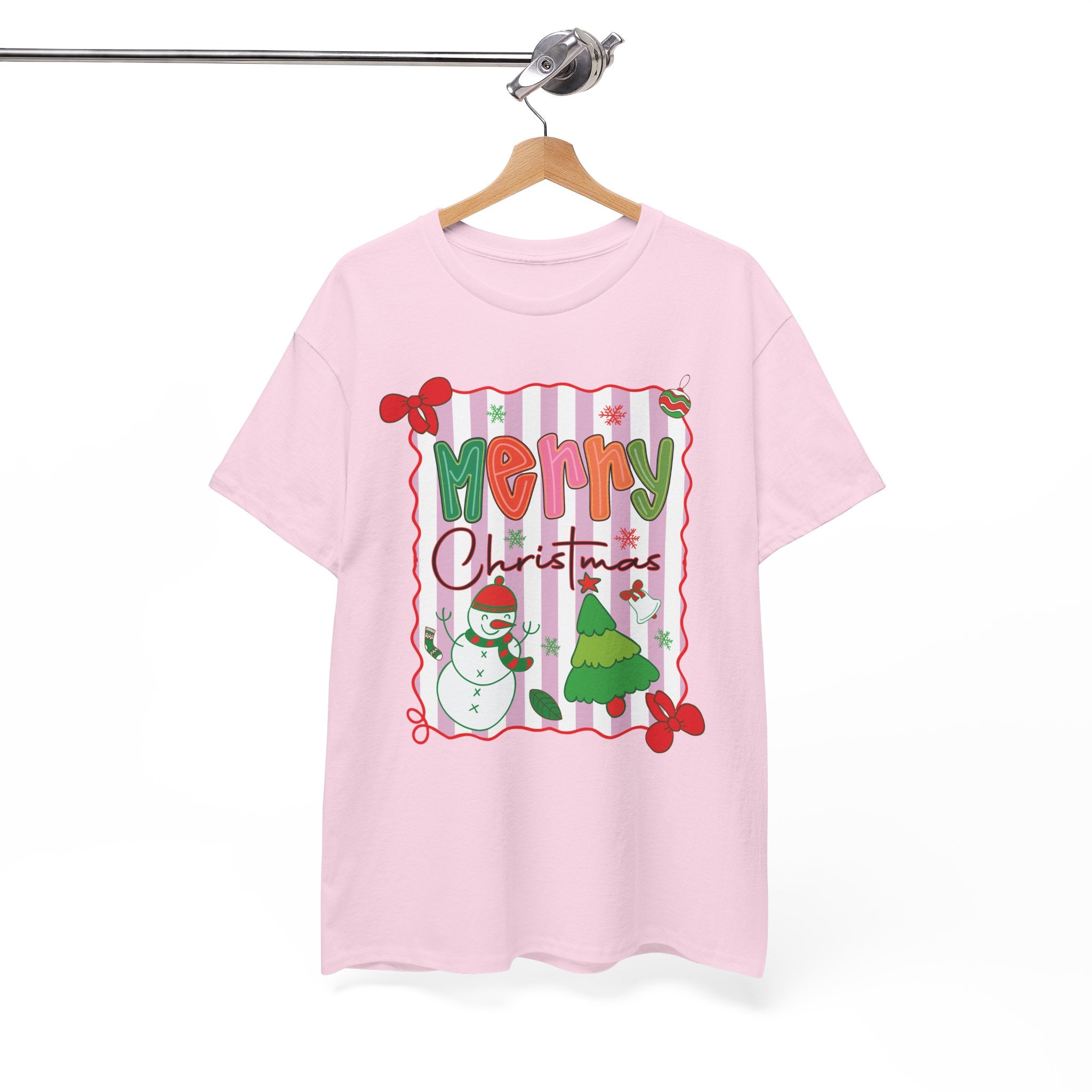 Christmas Snowman Unisex Cotton Tee