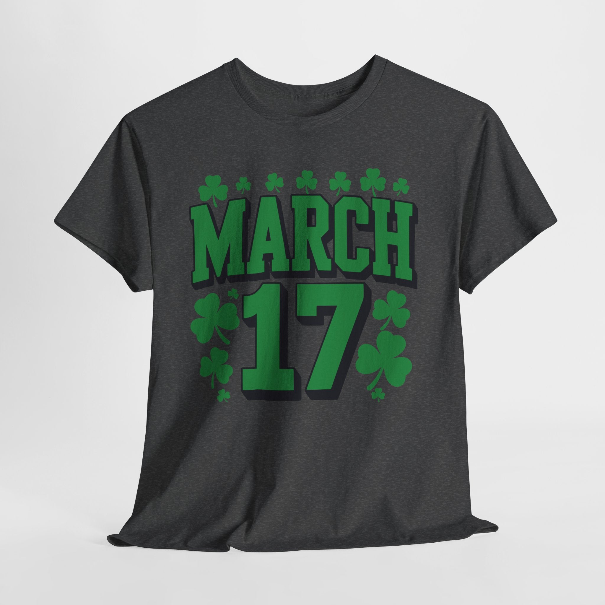 St. Patrick’s Day March 17 Shamrock Unisex Cotton T‑Shirt