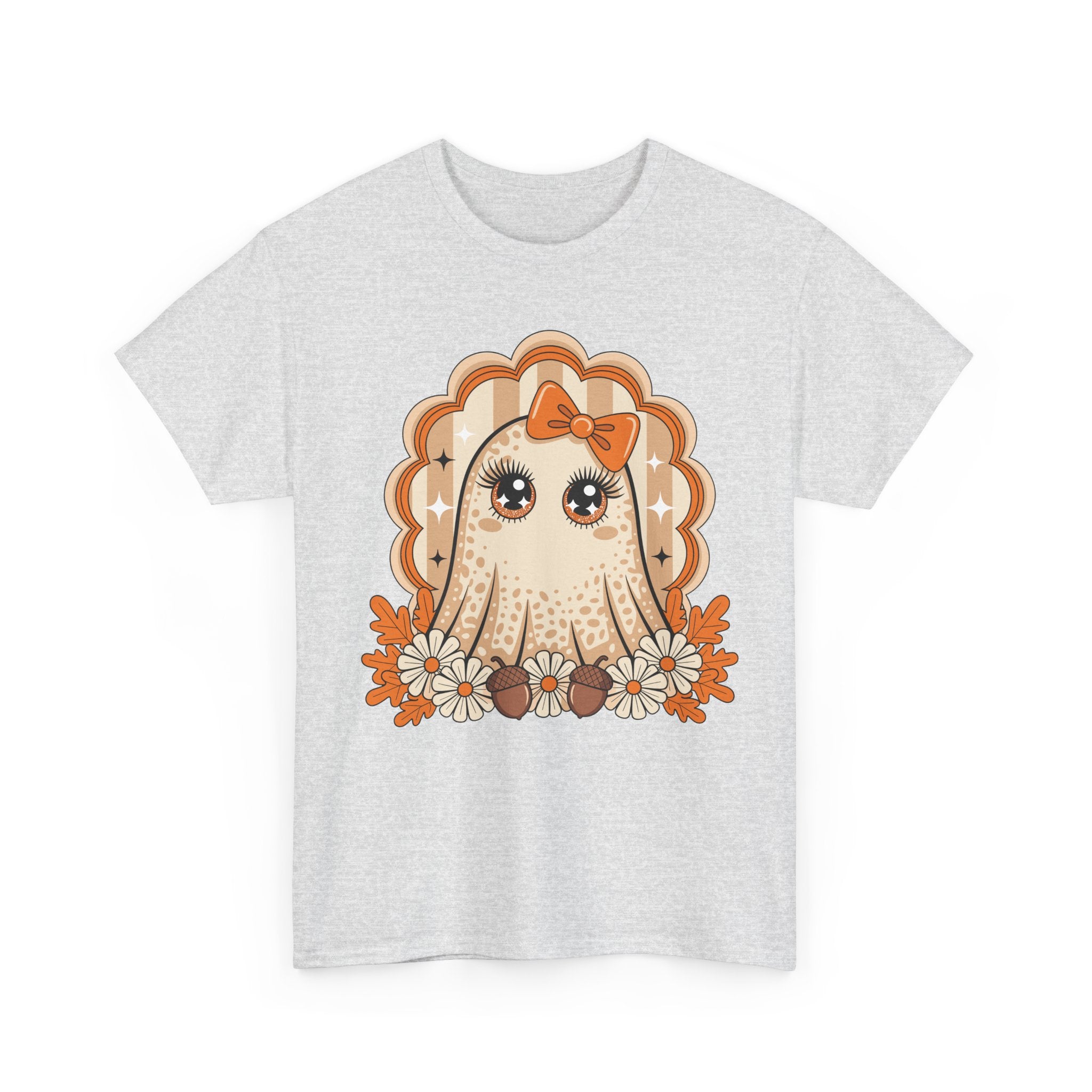 Ghost and Daisies Unisex Cotten Tee