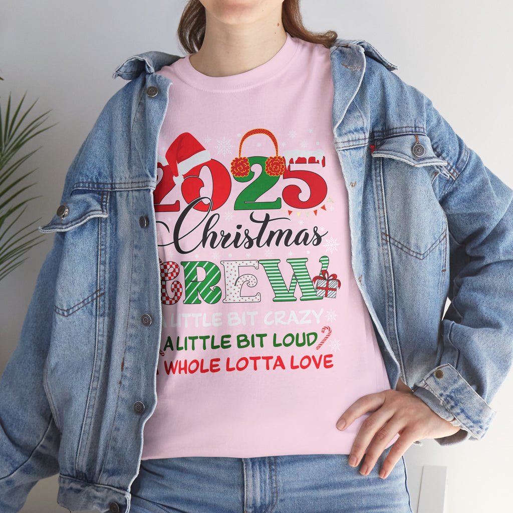 Christmas Crew 2025 Unisex Cotton Tee