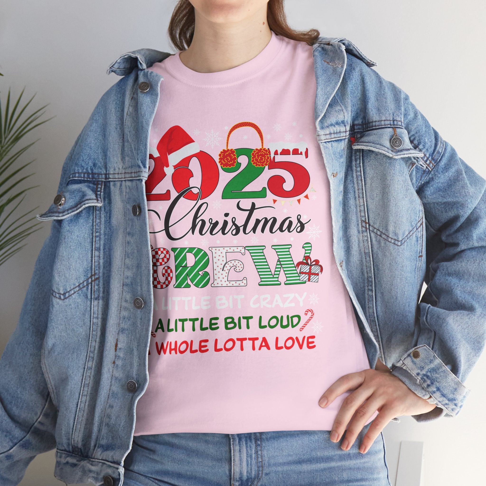 Christmas Crew 2025 Unisex Cotton Tee