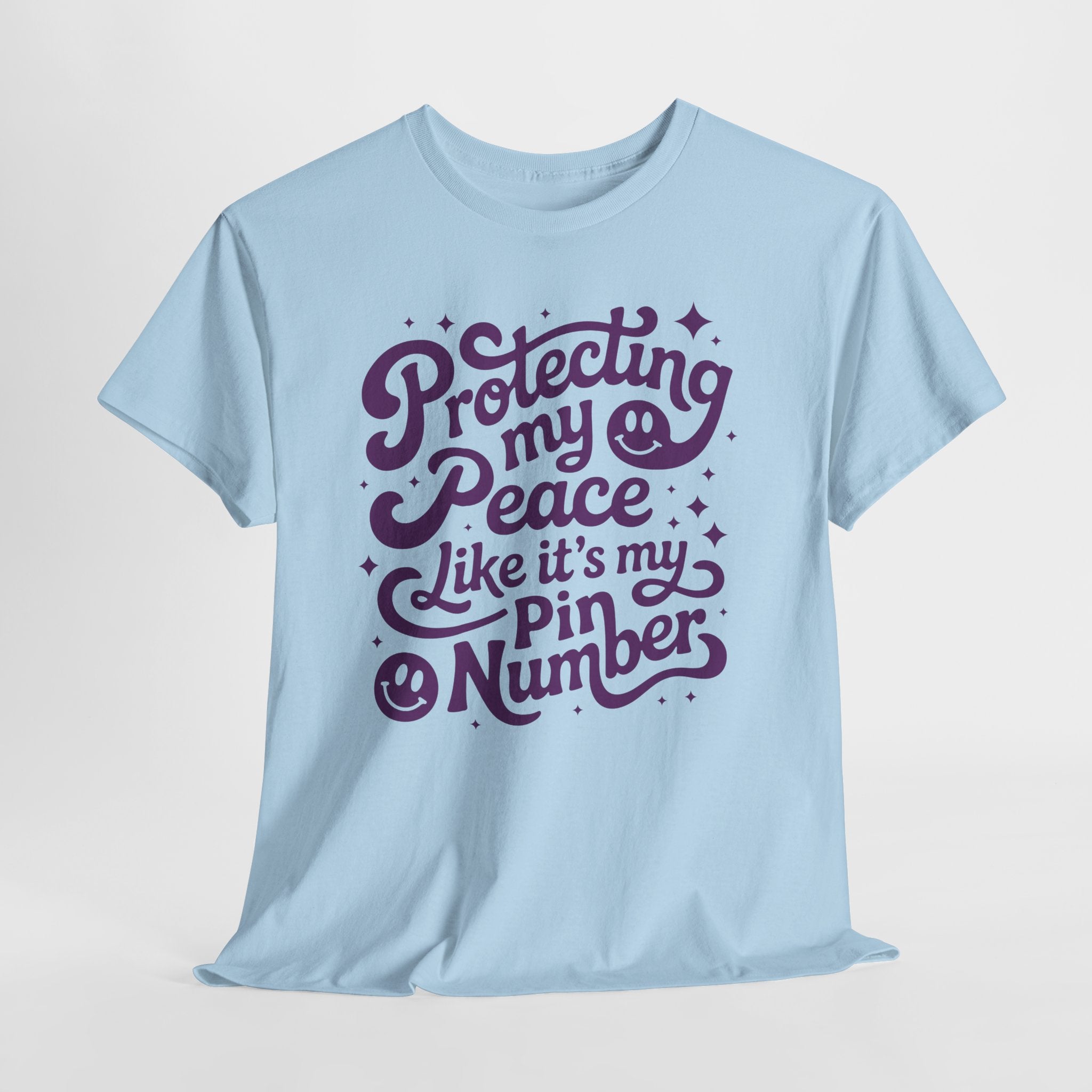 Protecting My Peace Like It’s My PIN Number Tee — Retro Motivational Graphic Unisex Cotton T-Shirt