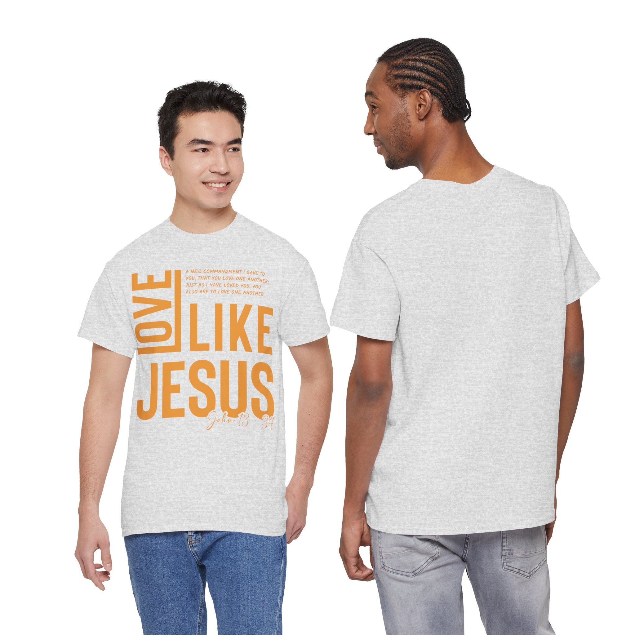Love Like Jesus T-Shirt — John 13:34 Christian Unisex Cotton Tee