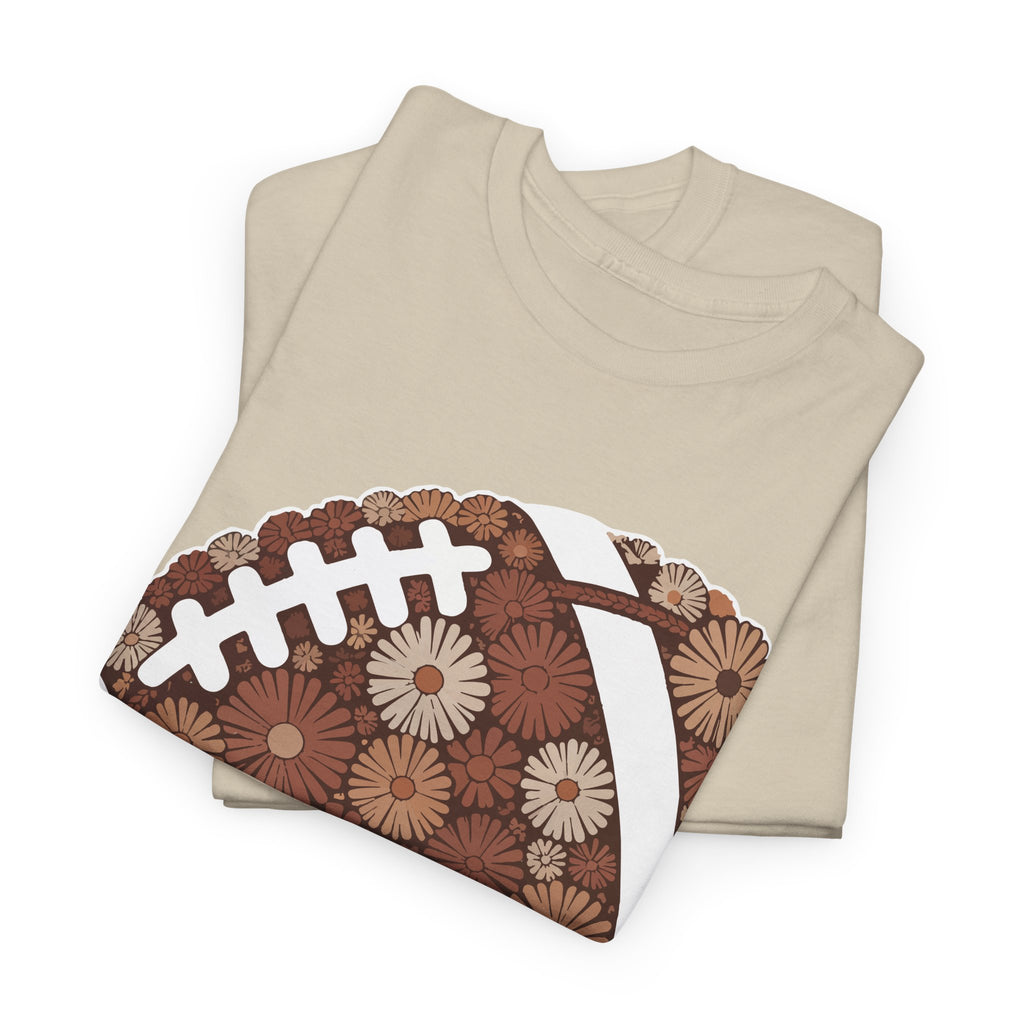 Game Day Touch Down Football Tee — Helmets, Flags & Cheer Icons Unisex Cotton Tee