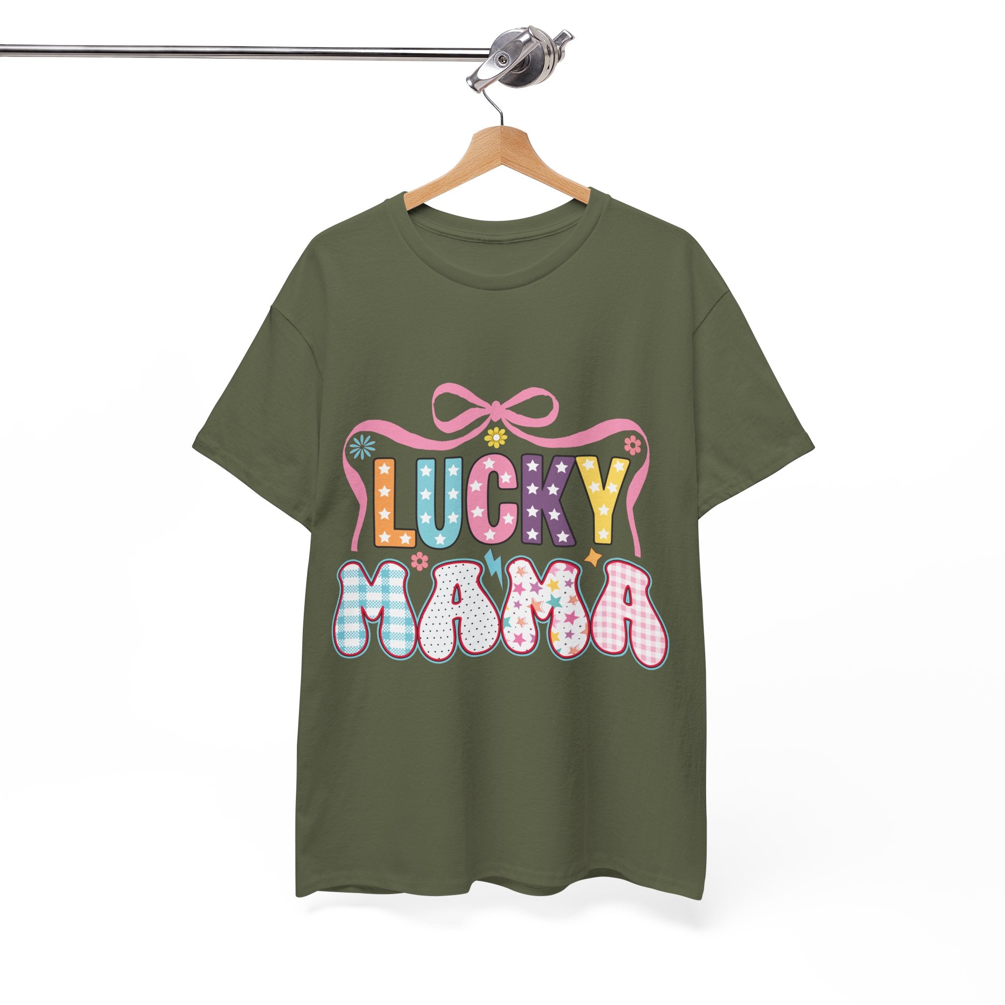 Lucky Mama Unisex Cotton Tee