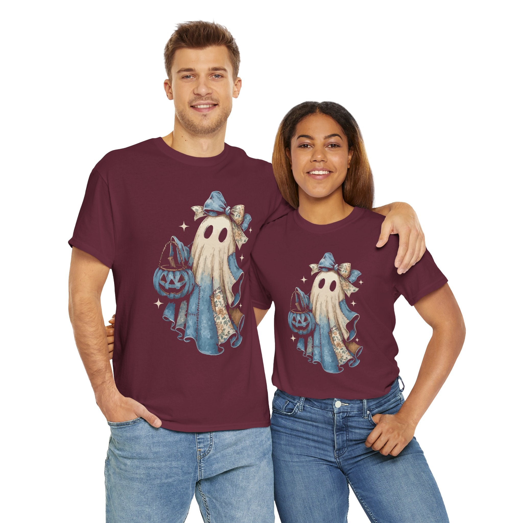 Ghost Halloween Unisex Cotton Tee