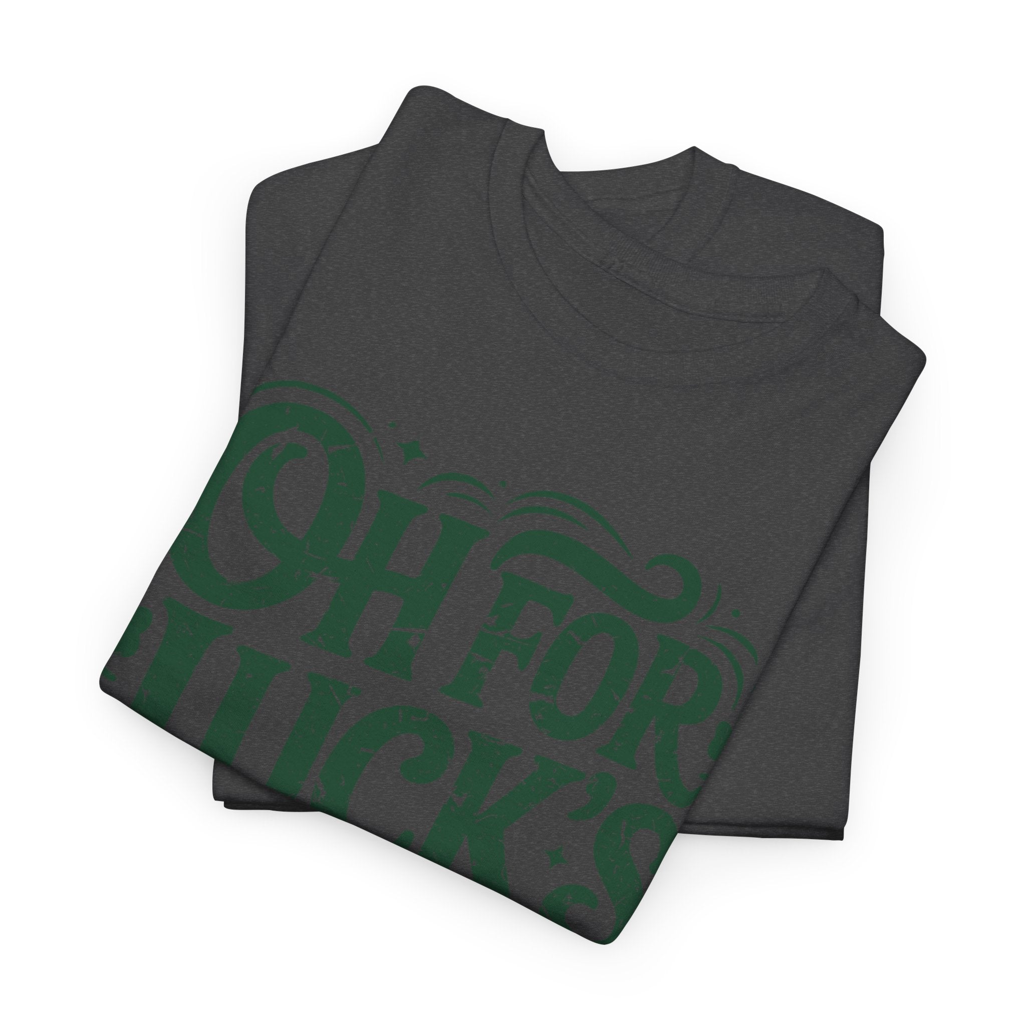 Oh for Luck's Sake Shamrock Unisex Cotton Tee