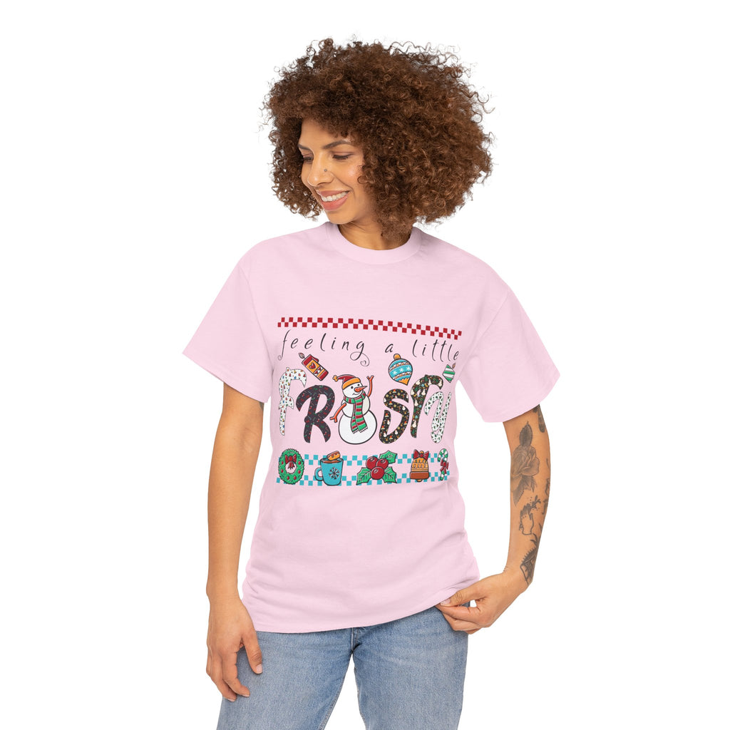 Christmas Frosty Unisex Cotton Tee