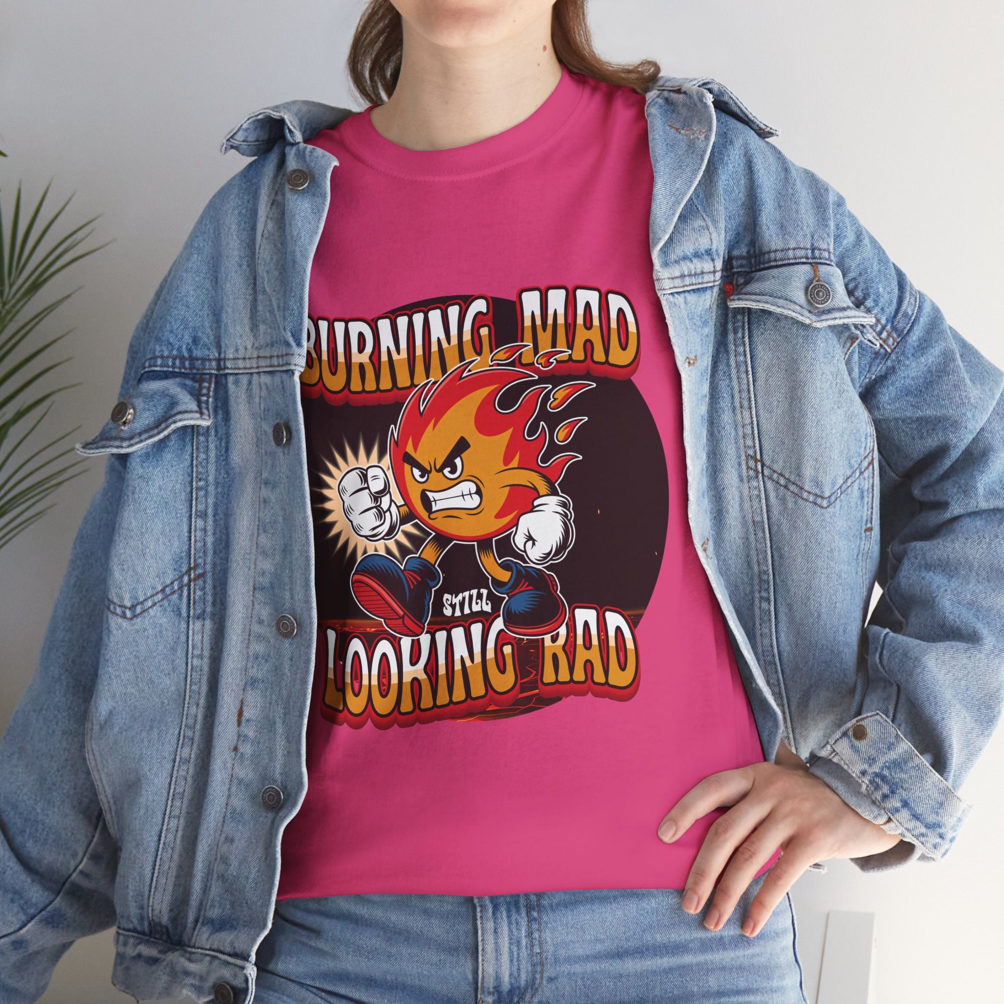 Burning Mad Looking Rad Unisex Tee