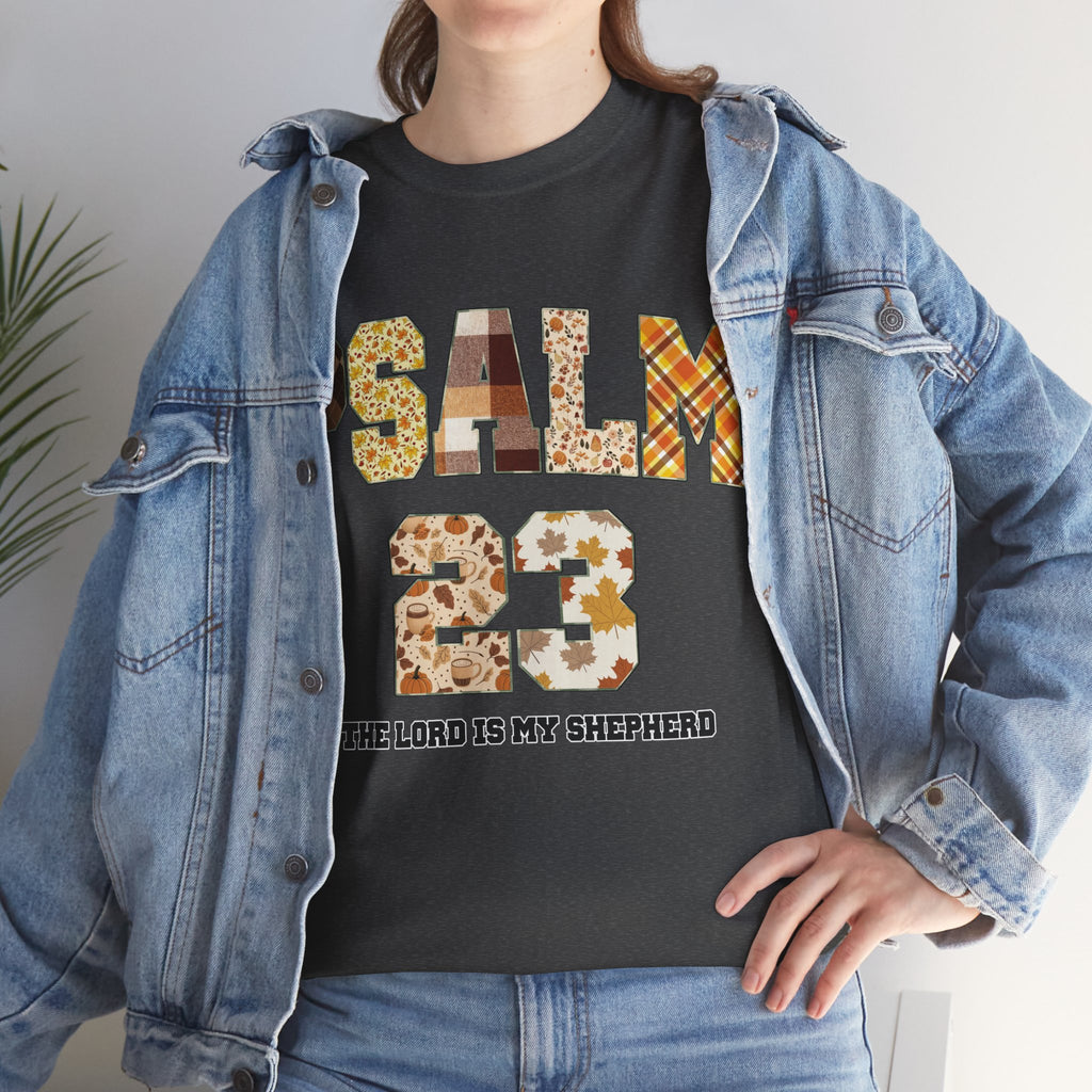 Psalm 23 Patchwork Unisex Cotton Tee