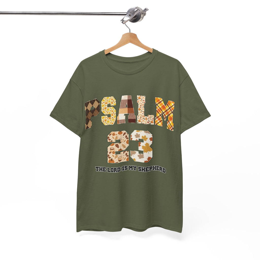 Psalm 23 Patchwork Unisex Cotton Tee