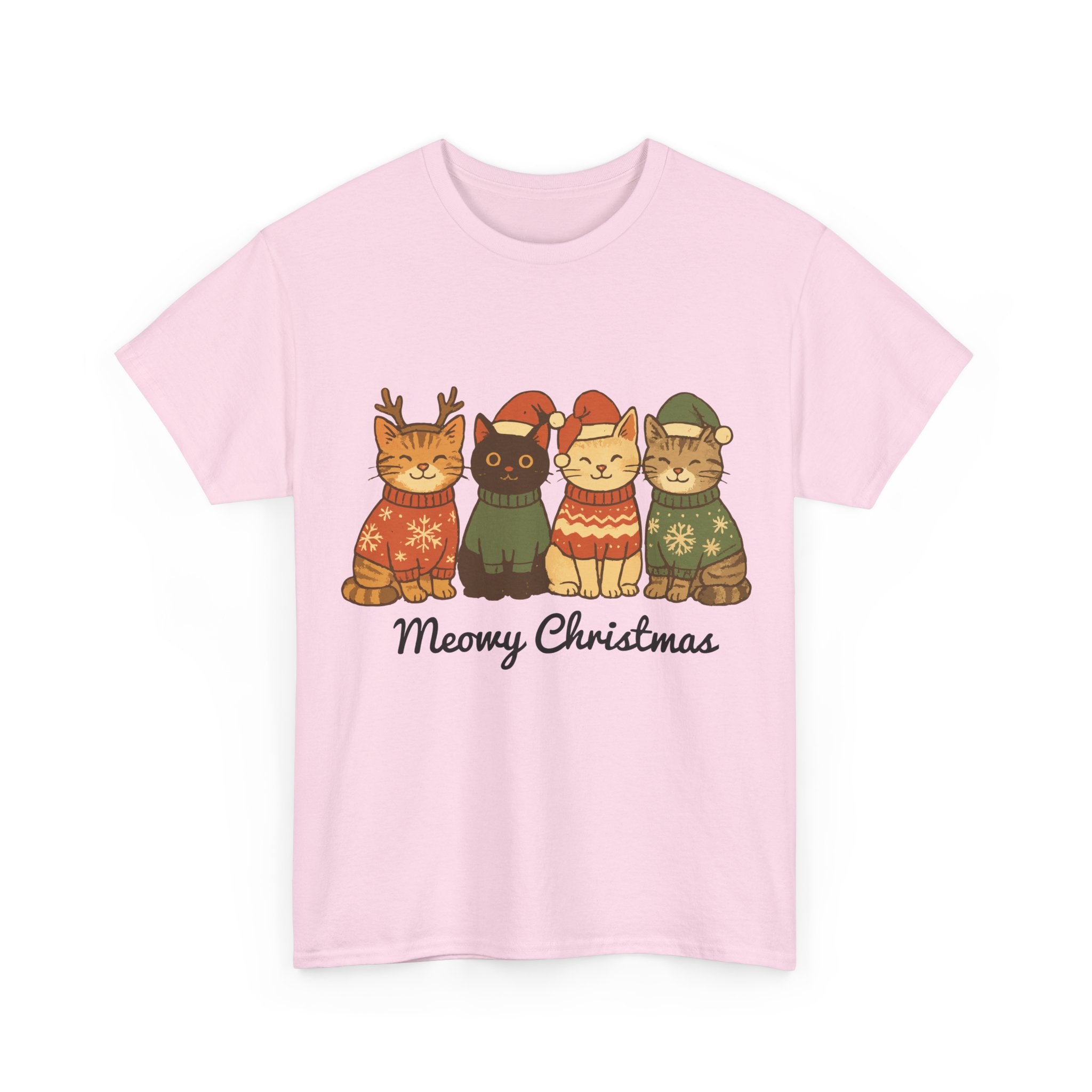 Christmas Cats Unisex Cotton Tee