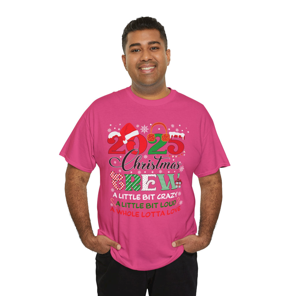 Christmas Crew 2025 Unisex Cotton Tee