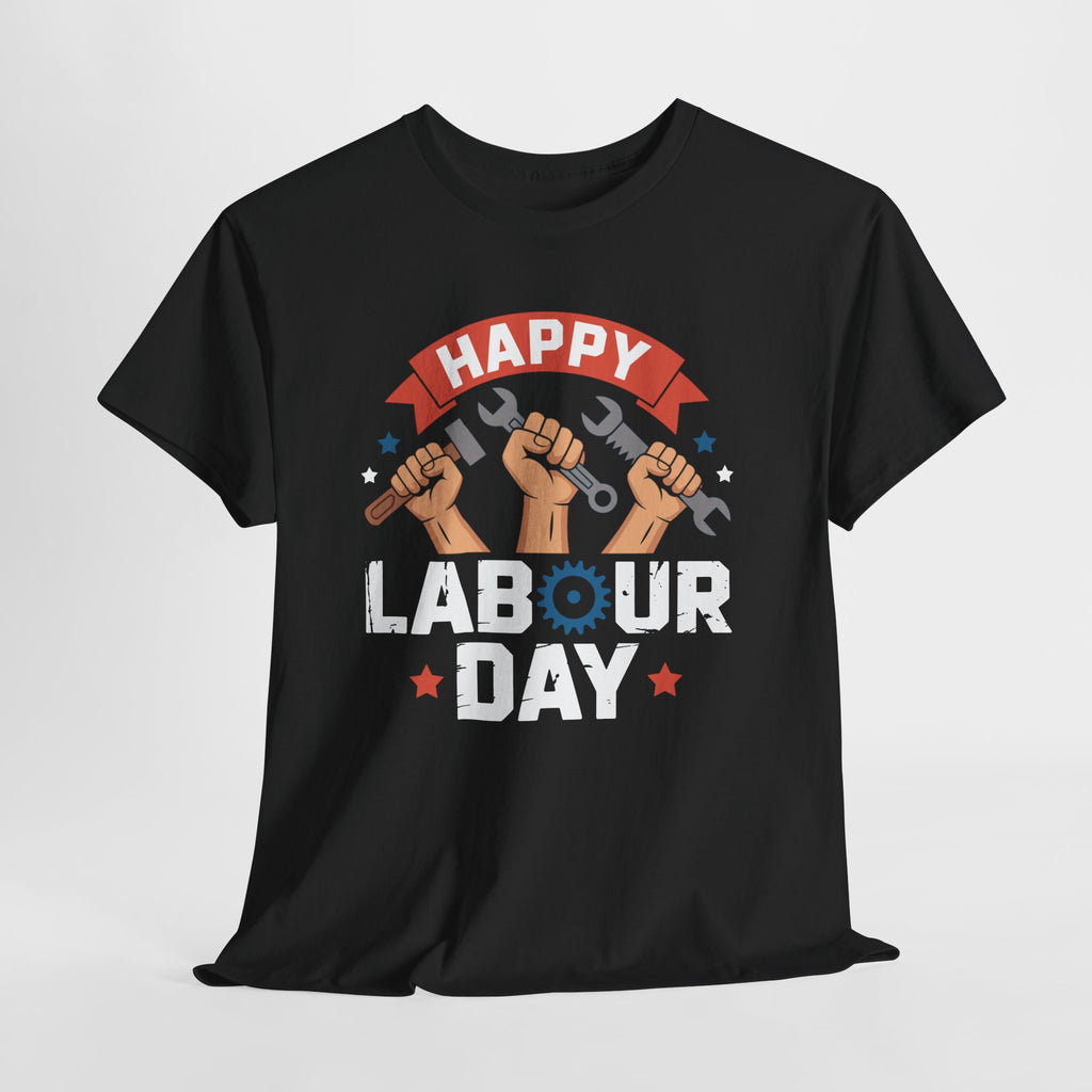 Happy US Labour Day Unisex Heavy Cotton T-Shirt