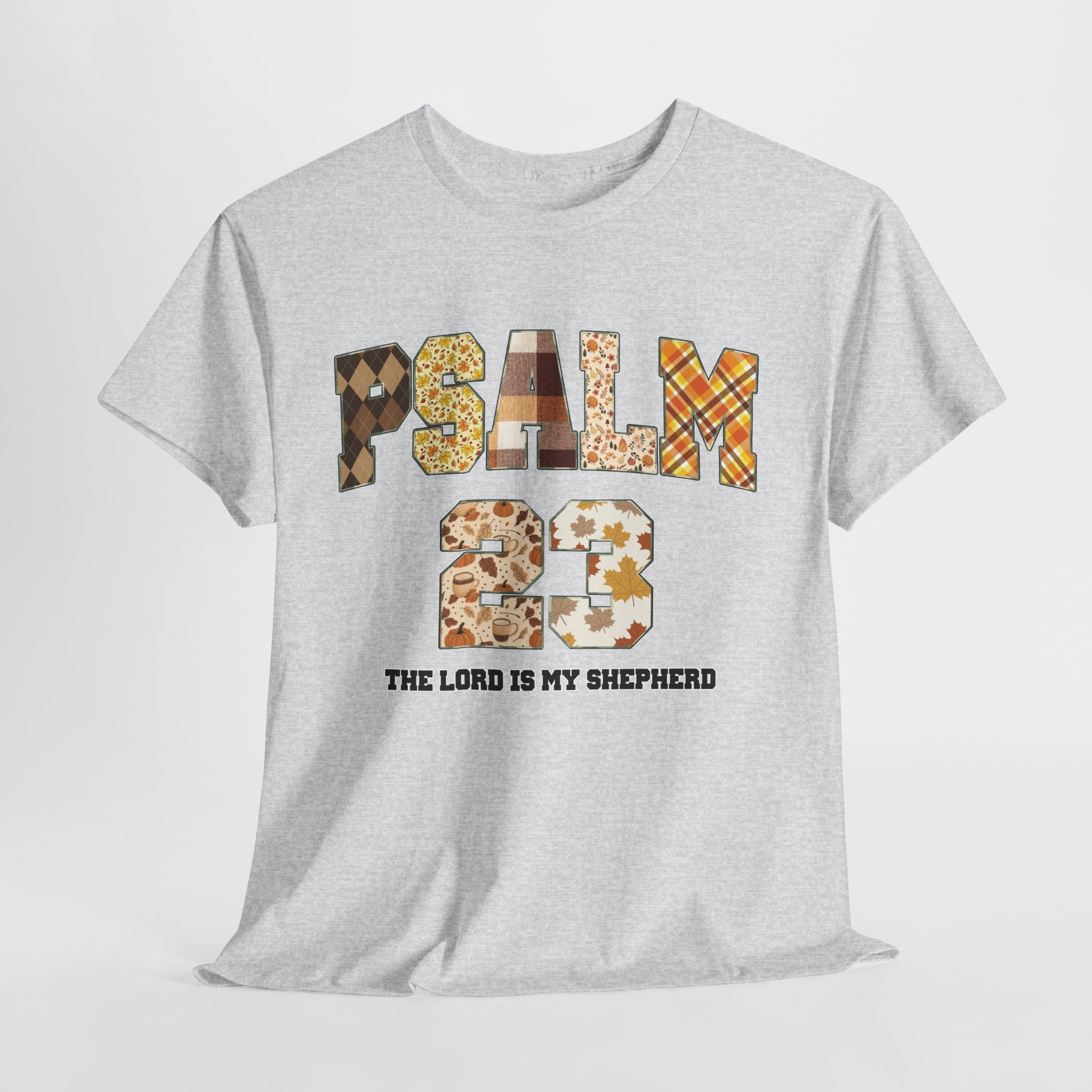 Psalm 23 Patchwork Unisex Cotton Tee