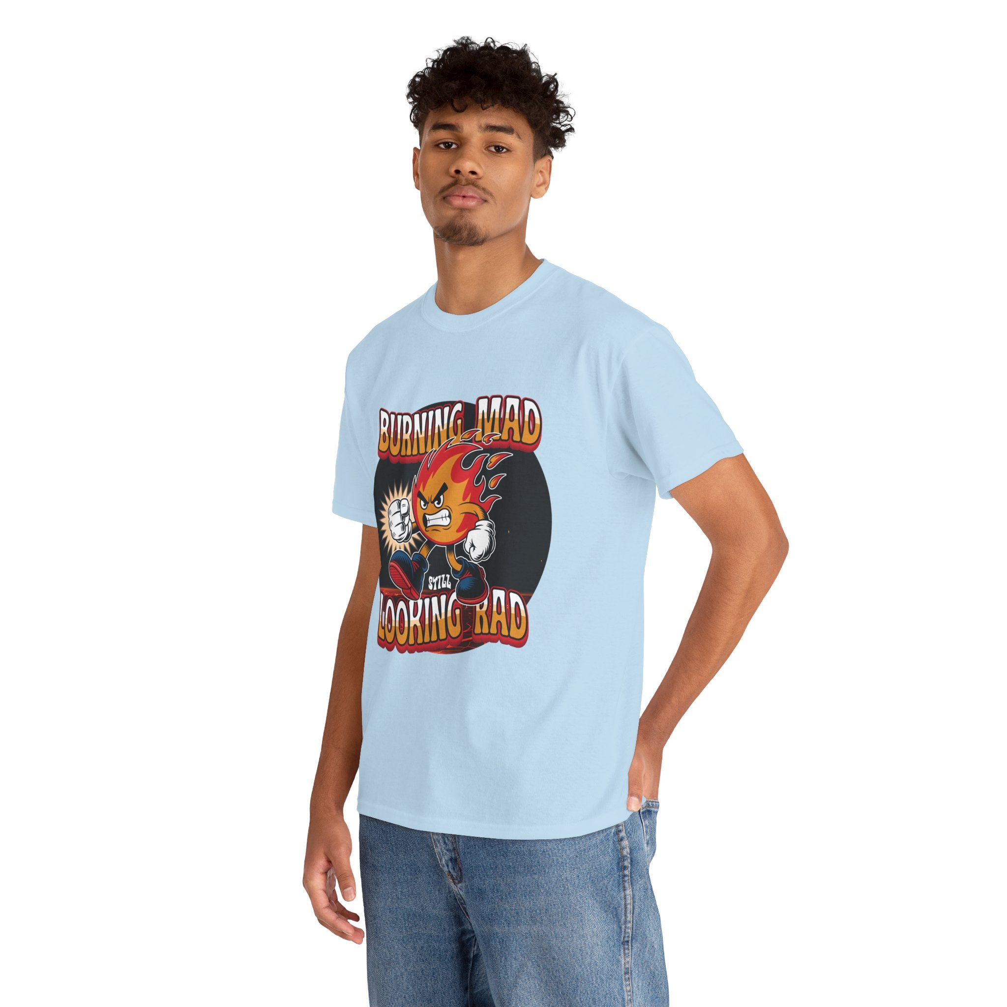 Burning Mad Looking Rad Unisex Tee