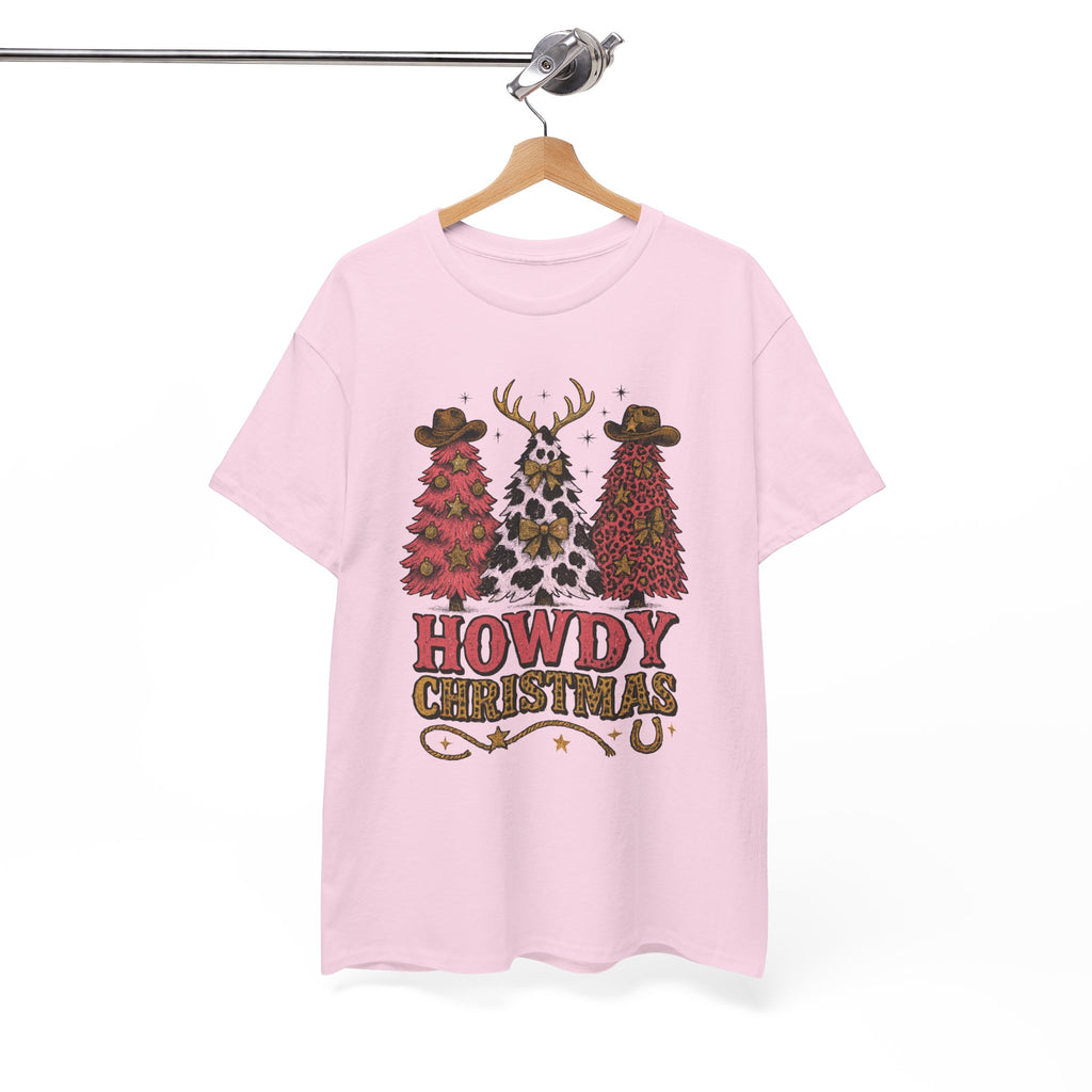 Western Christmas Unisex Cotton Tee