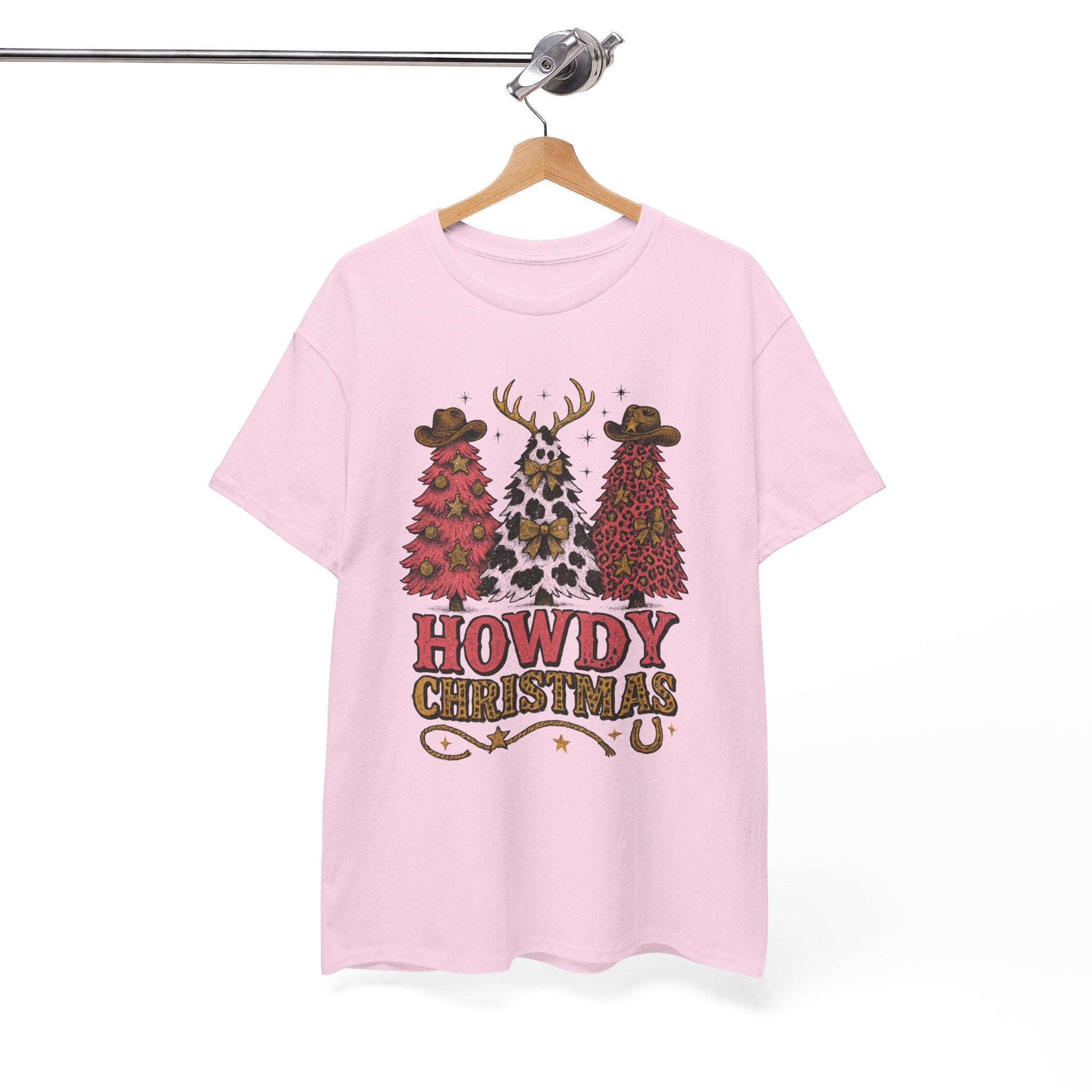 Western Christmas Unisex Cotton Tee