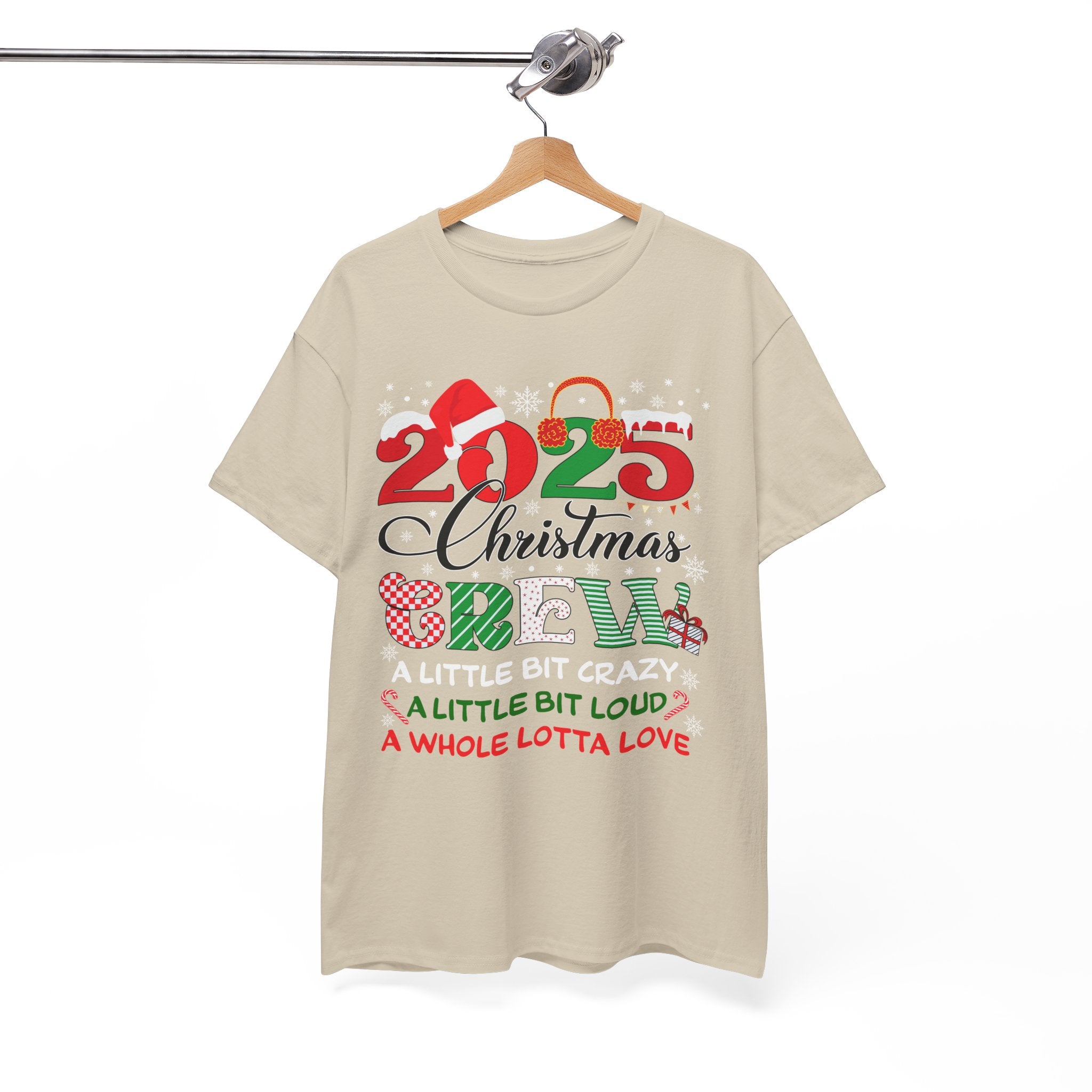 Christmas Crew 2025 Unisex Cotton Tee