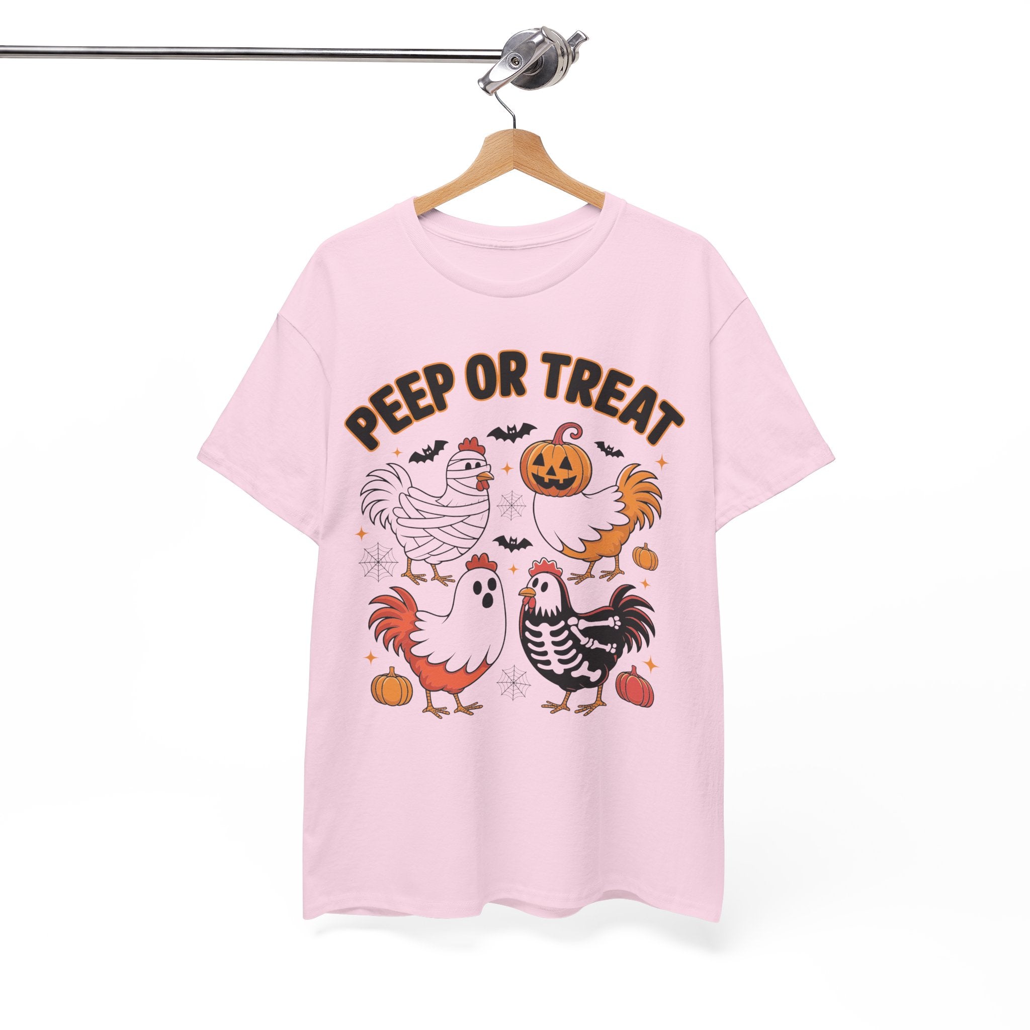 Peep or Treat Halloween Unisex Cotton Tee