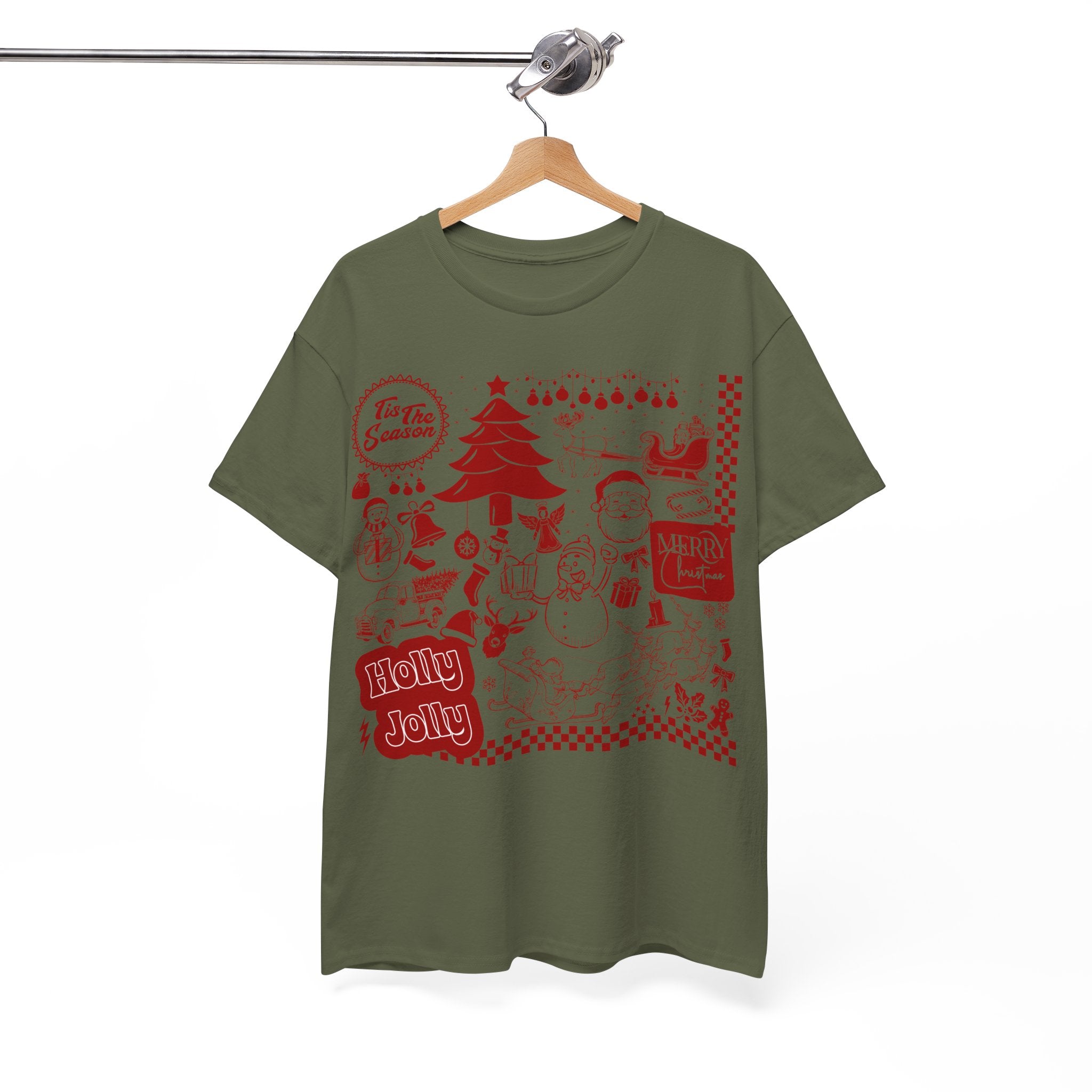 Christmas Festive Unisex Cotton T-shirt