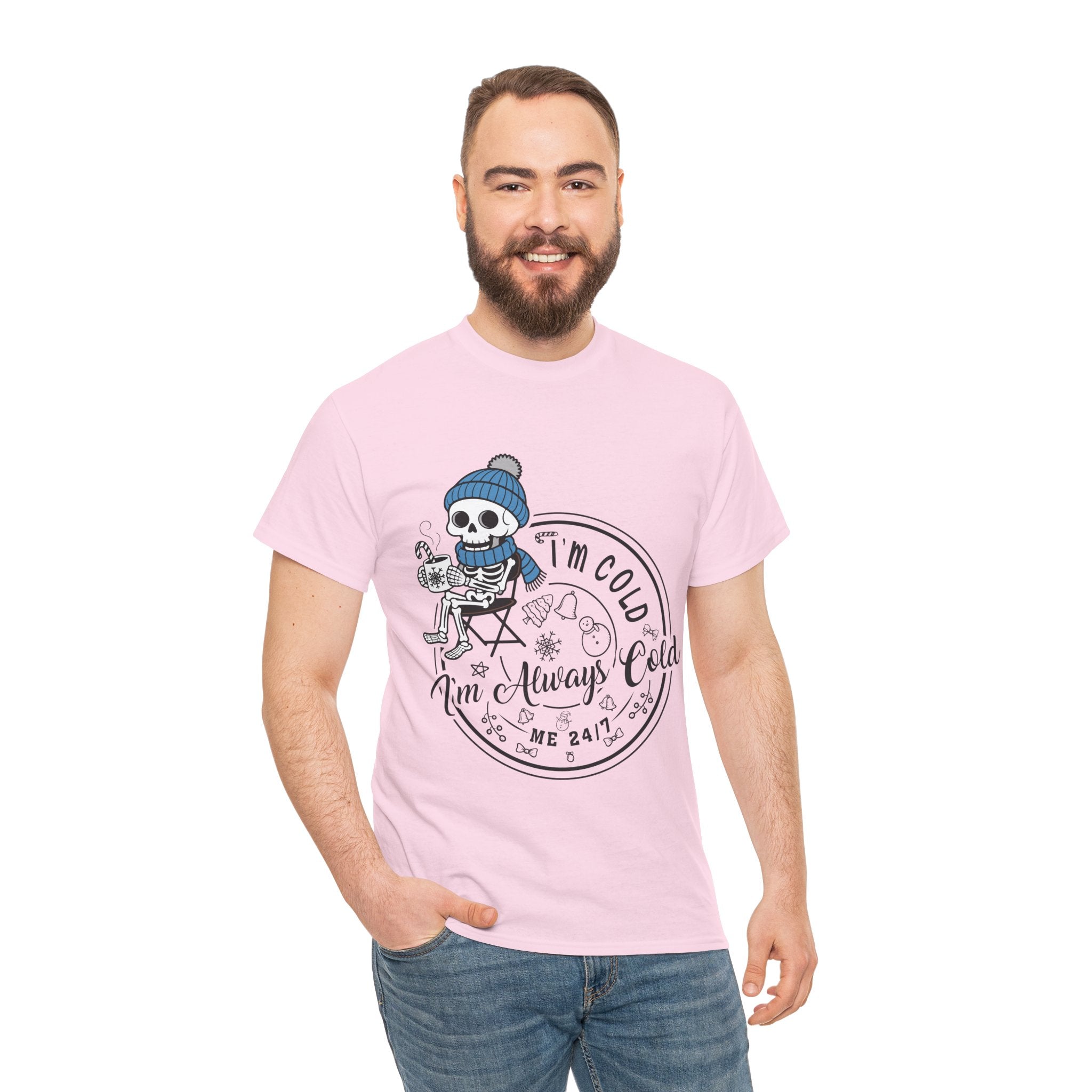 Cozy Skeleton Unisex Cotton Tee