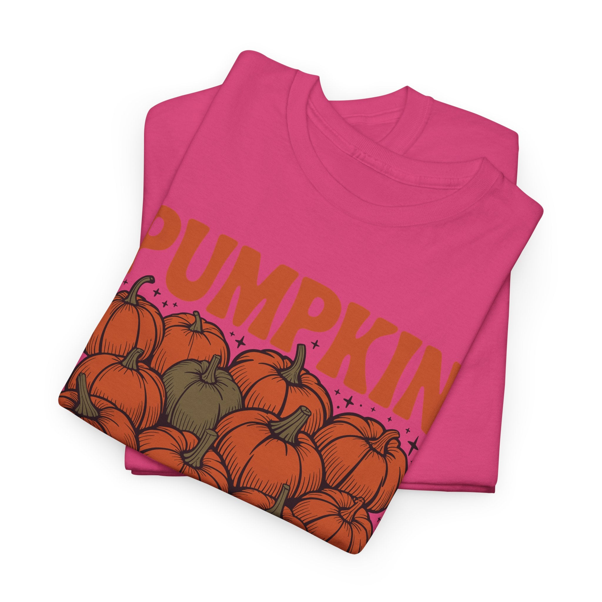 Pumpkin Season Tee — Fall Pumpkin Pile Unisex Cotton Tee