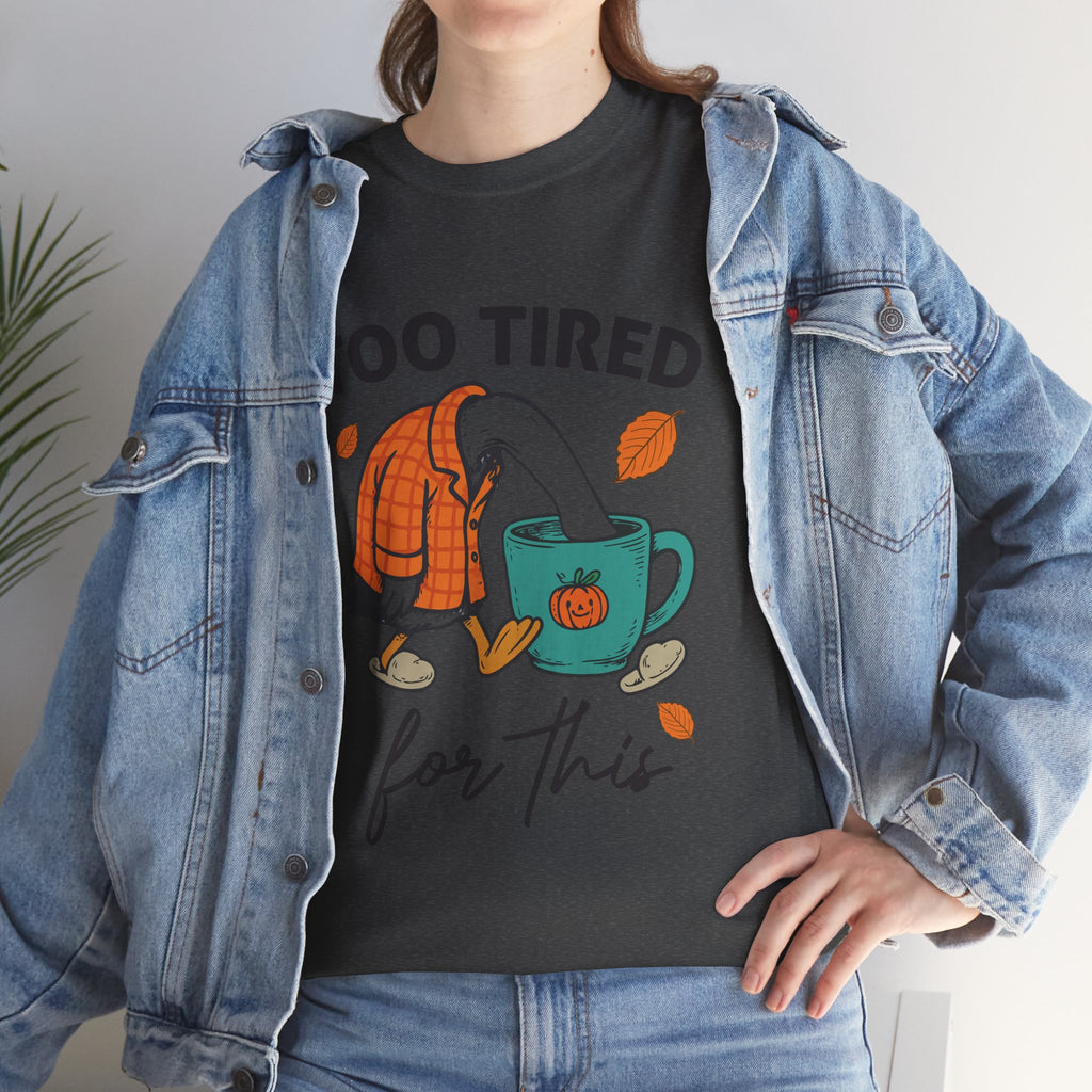 Sleepy Crow Unisex Cotton Tee