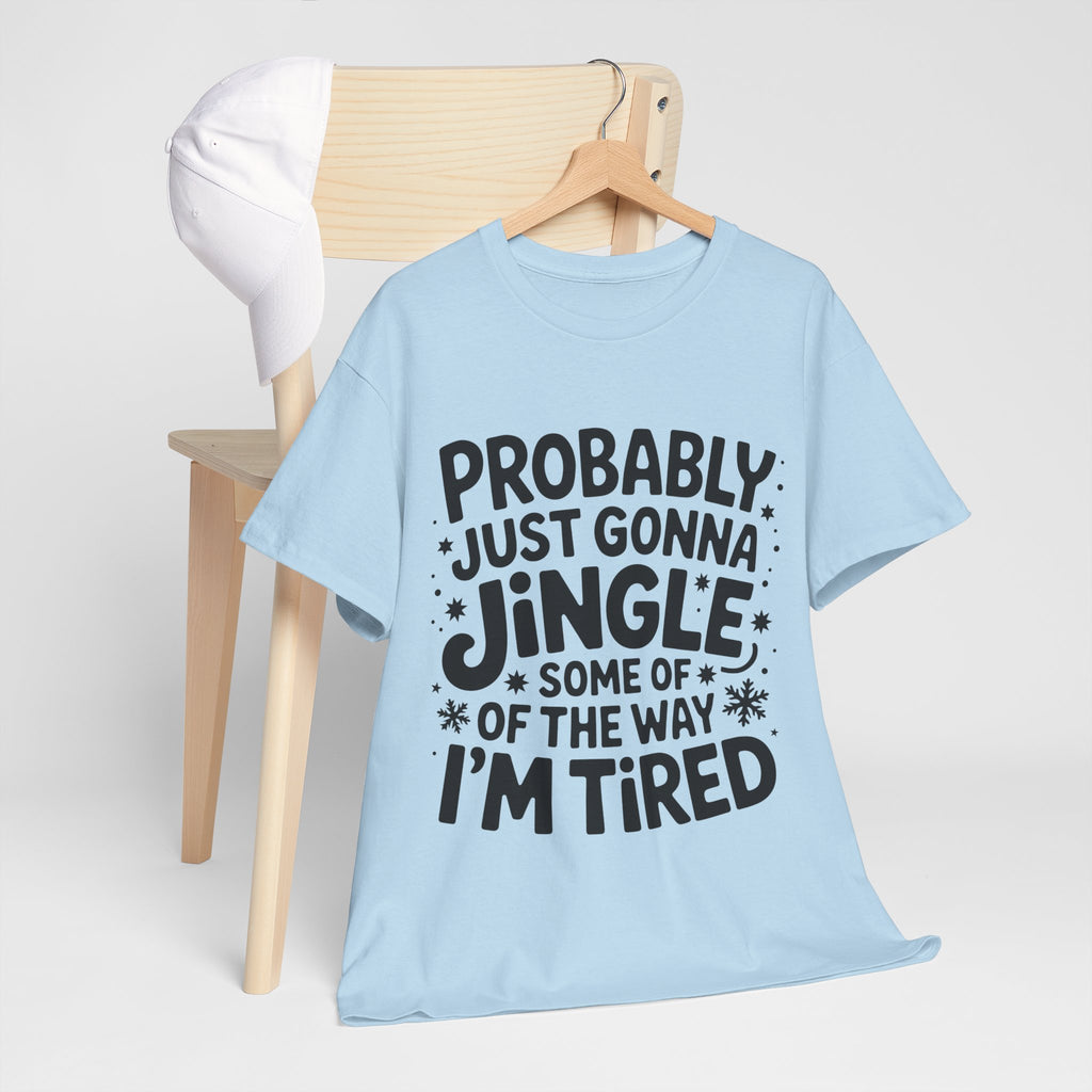 Black & White Minimalist Script Yes, I'm Always Cold Unisex Cotton Tee