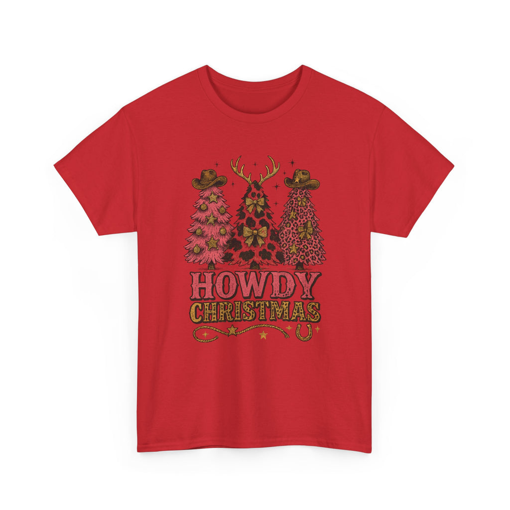 Western Christmas Unisex Cotton Tee