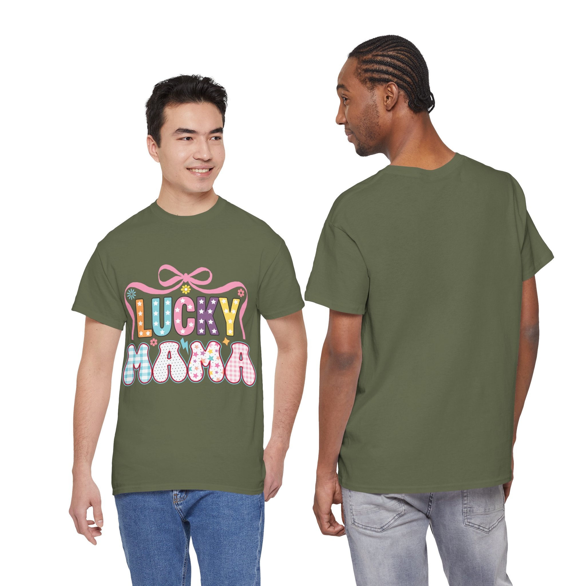 Lucky Mama Unisex Cotton Tee