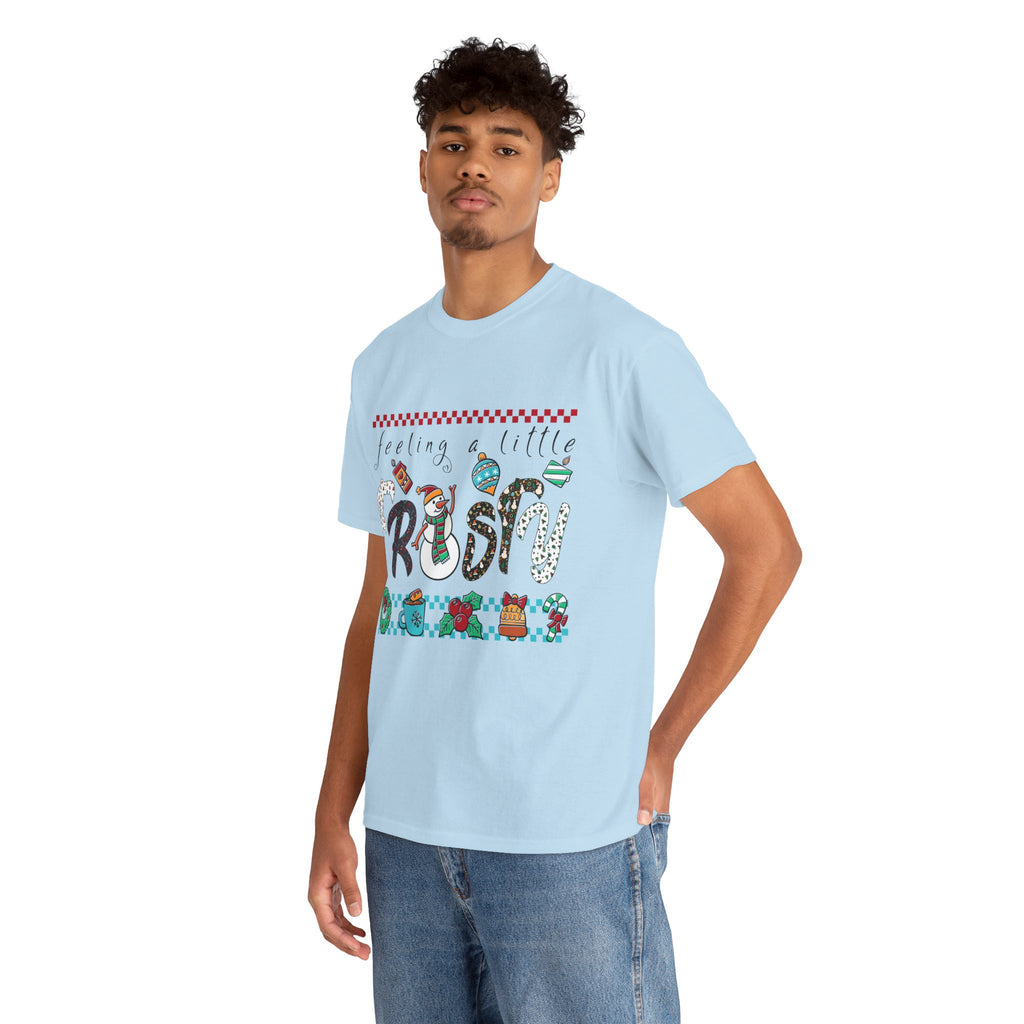 Christmas Frosty Unisex Cotton Tee