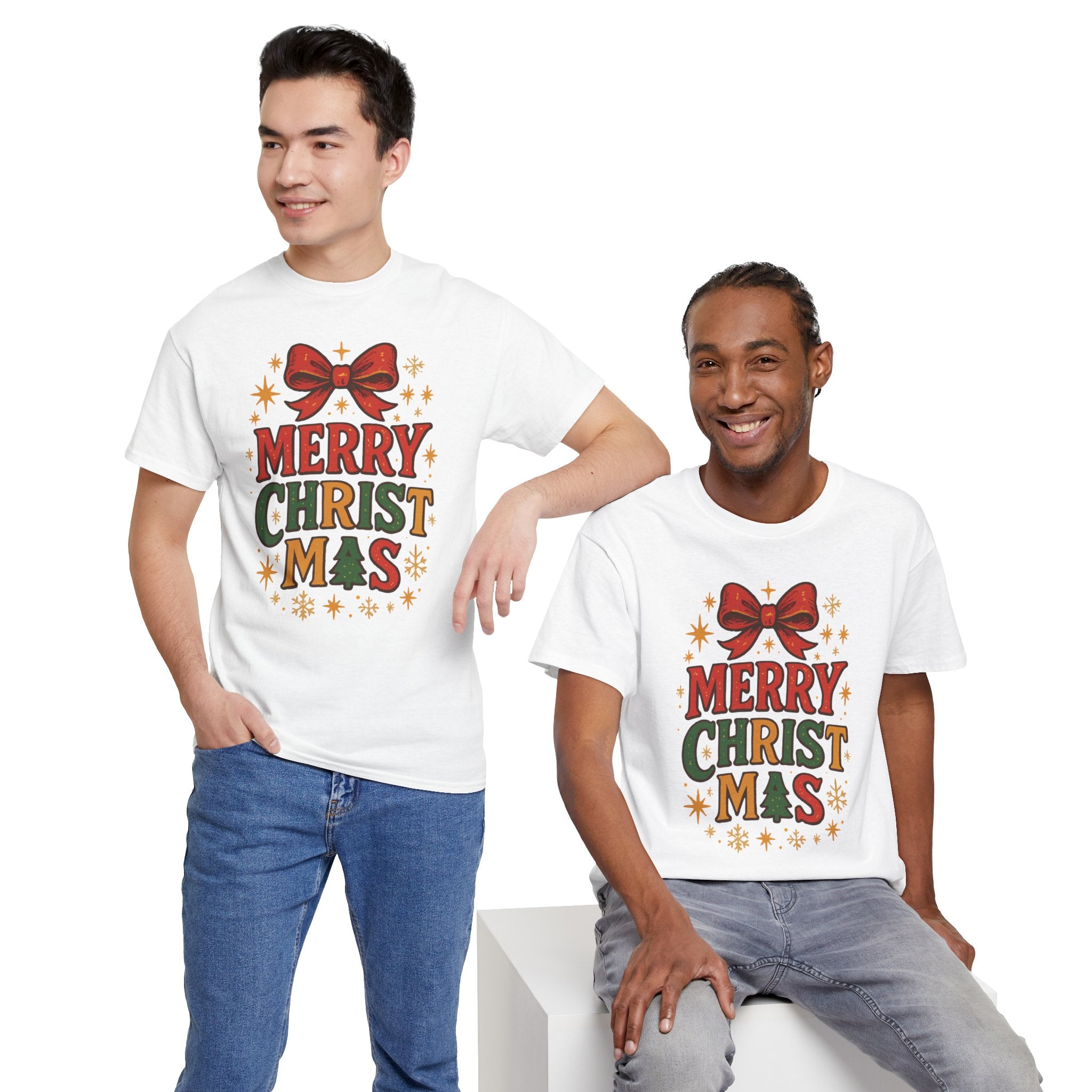 Merry Christmas Unisex Cotton Tee