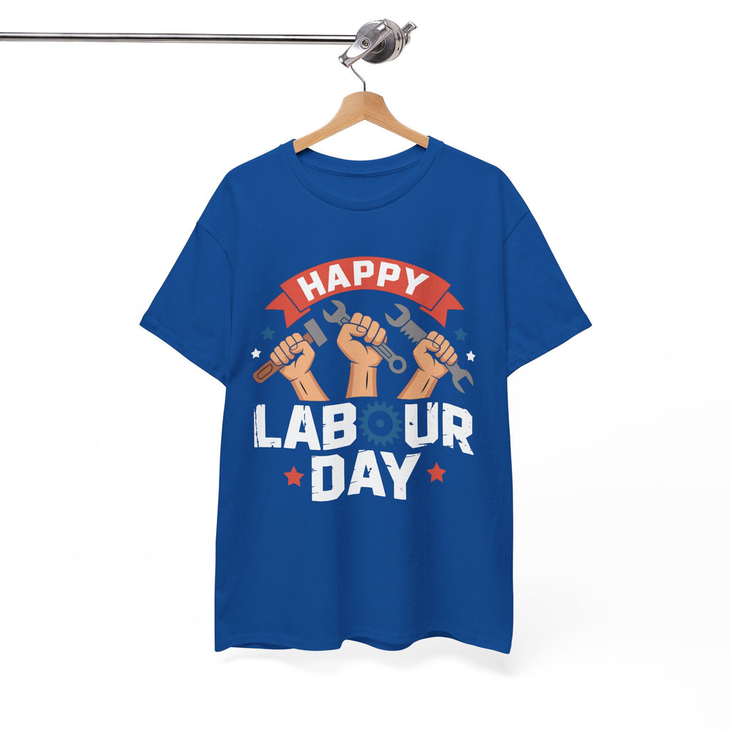 Happy US Labour Day Unisex Heavy Cotton T-Shirt
