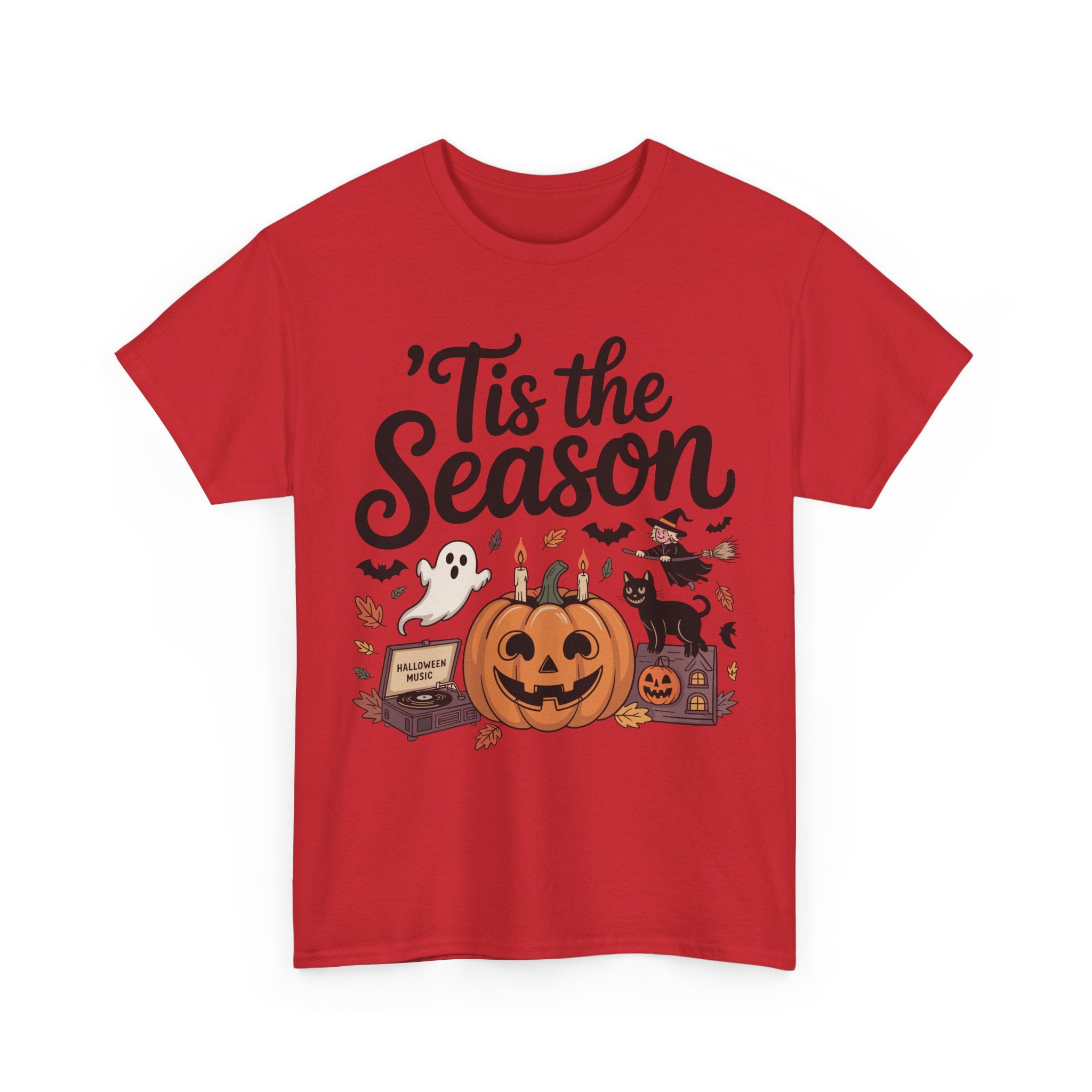 Holiday Season Unisex Cotton T-Shirt - Tis the Season Design